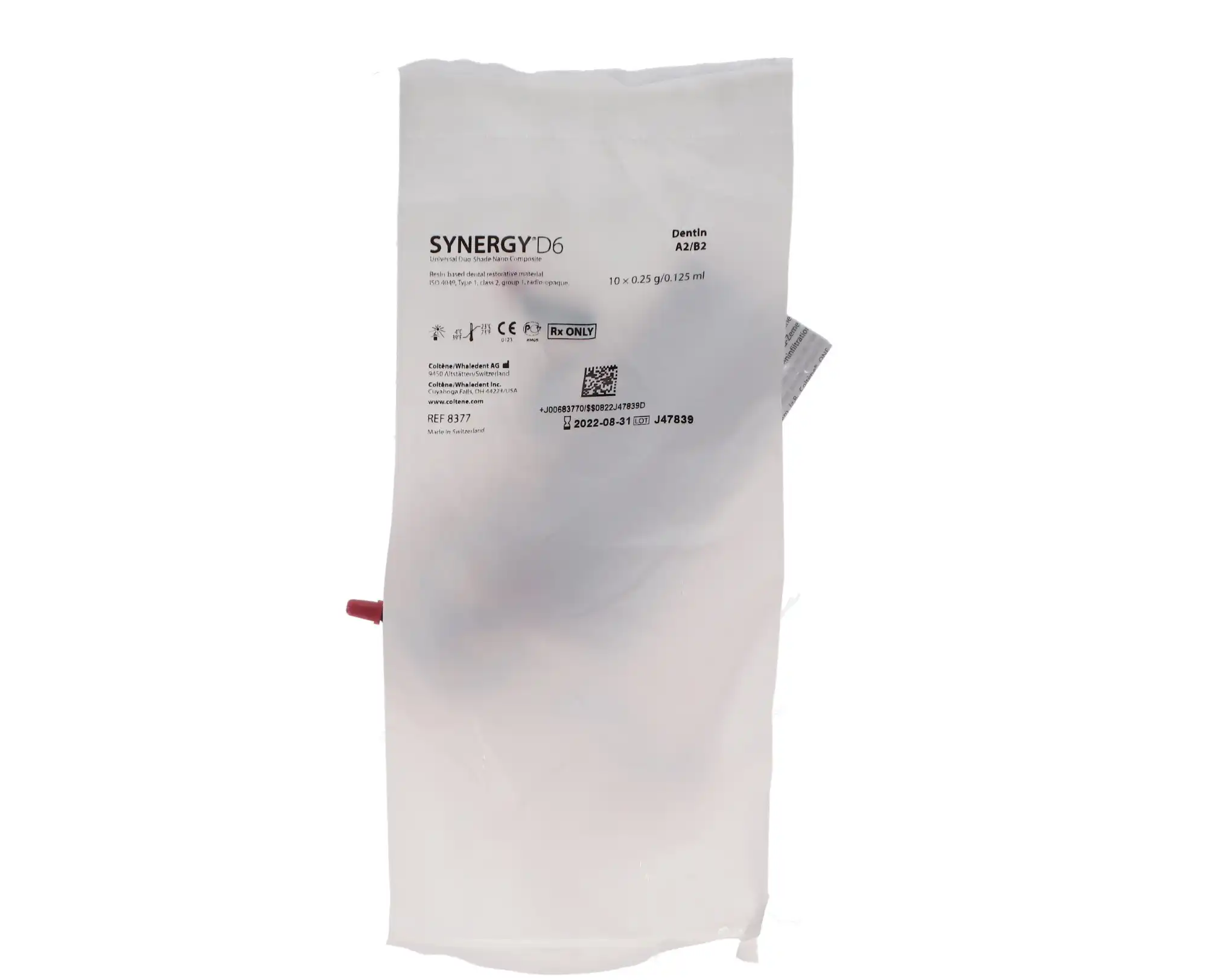 Synergy D6 Universal Composite Tip Refill, A2/B2 Dentin Shade, 0.25 g, 10/Bx, C8377 thumbnail 5
