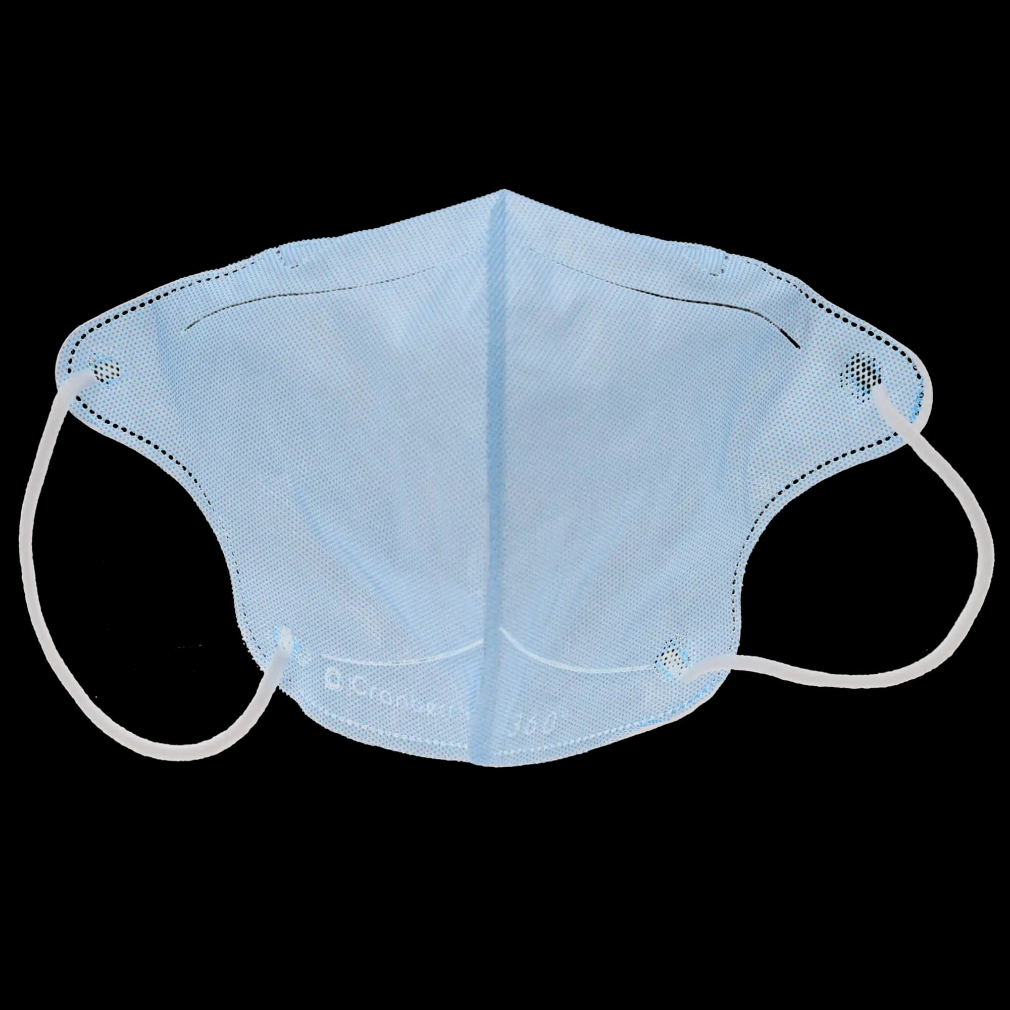 Cranberry 360 AntiFog 4-Ply Earloop Face Mask, ASTM Level 3, Regular, Blue, 40/Box, Q2861B thumbnail 14