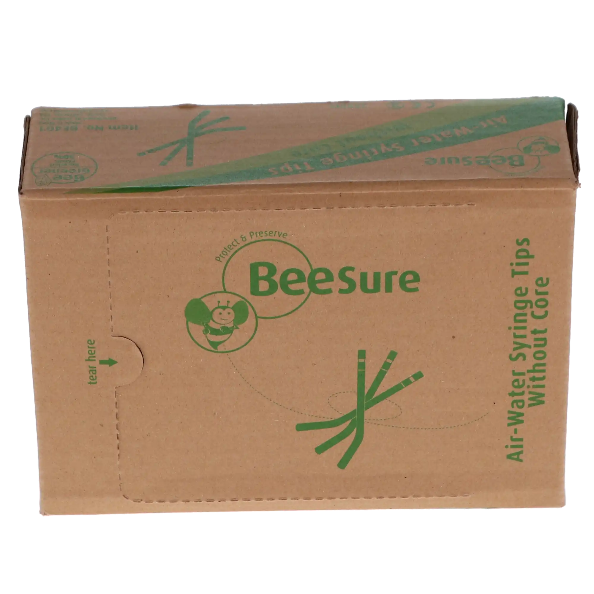 BeeSure Air/Water Syringe Tips, Green, Coreless, Disposable, 250/Pack, BE401 thumbnail 4