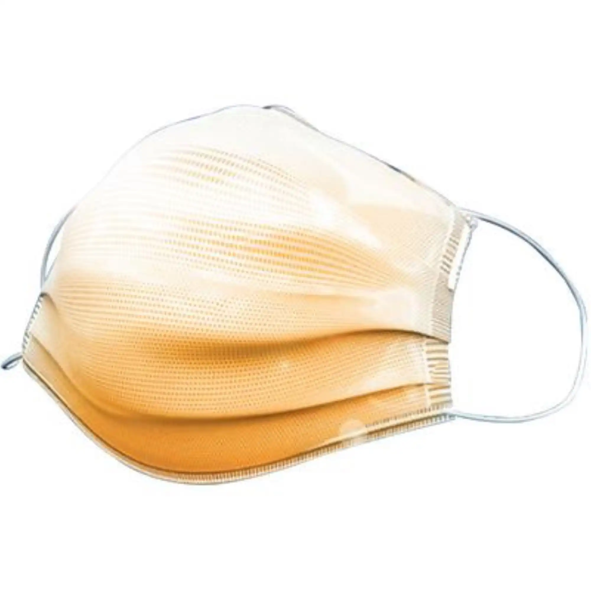 Cranberry Repel 4-Ply Earloop Procedure Face Mask, ASTM Level 3, Fluid Resistant, Gold, 50/Box, R2960G thumbnail 3
