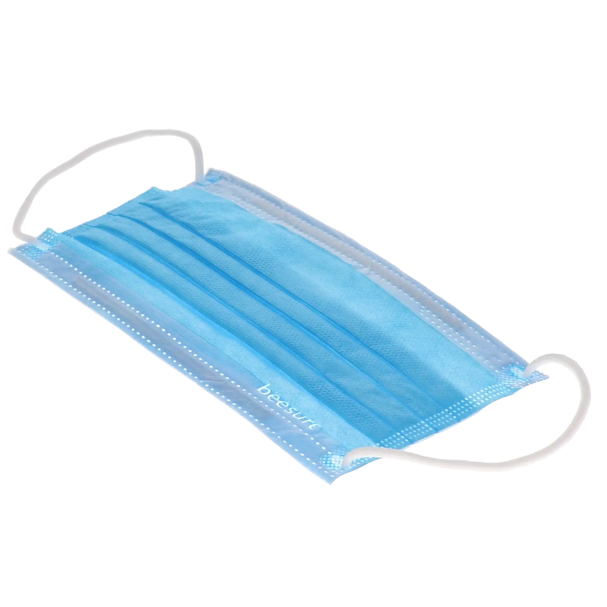 BeeSure Vibe Procedure Face Mask, ASTM Level 3, Luminous Blue, 50/Box, BE2500 thumbnail 11