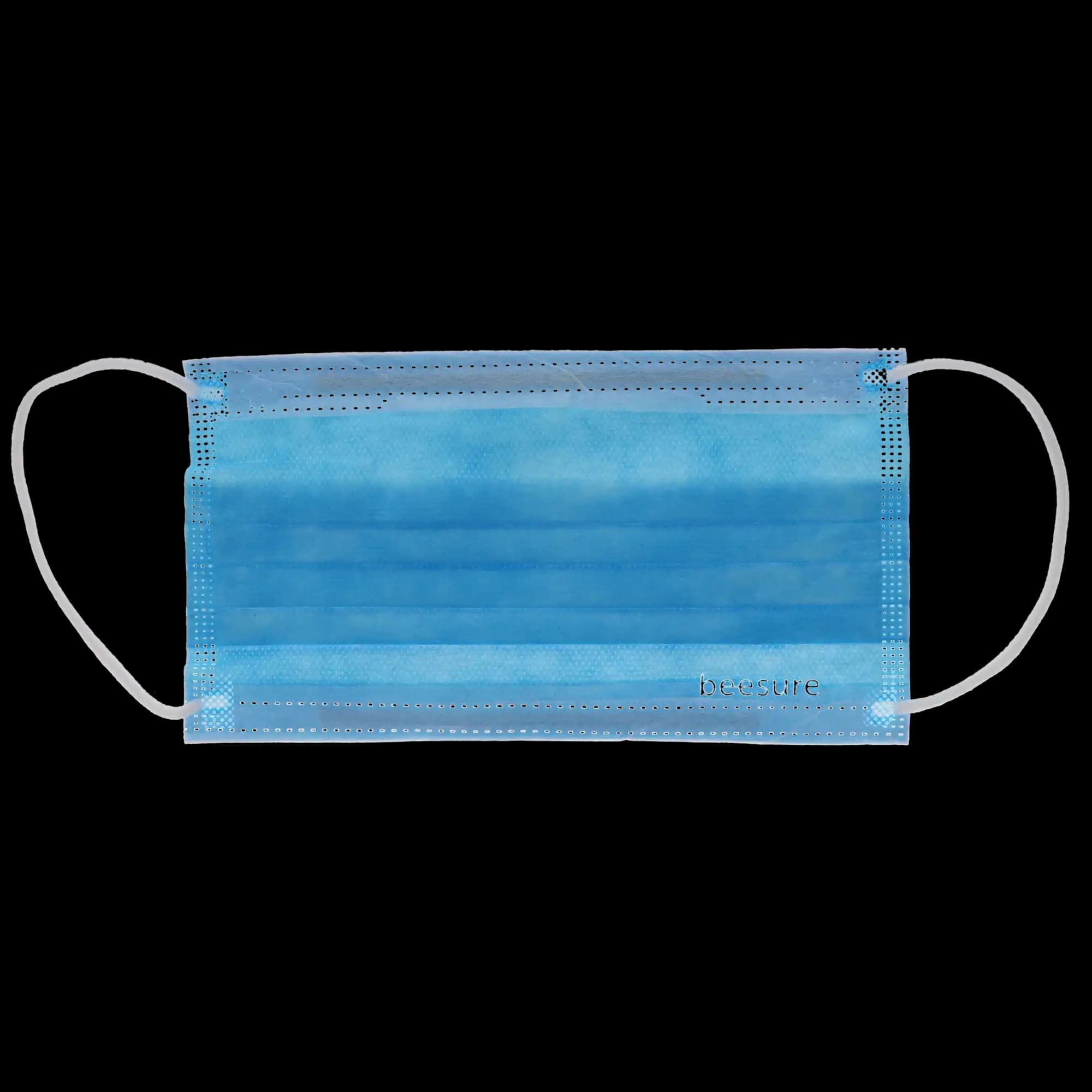 BeeSure Vibe Procedure Face Mask, ASTM Level 3, Luminous Blue, 50/Box, BE2500 thumbnail 15