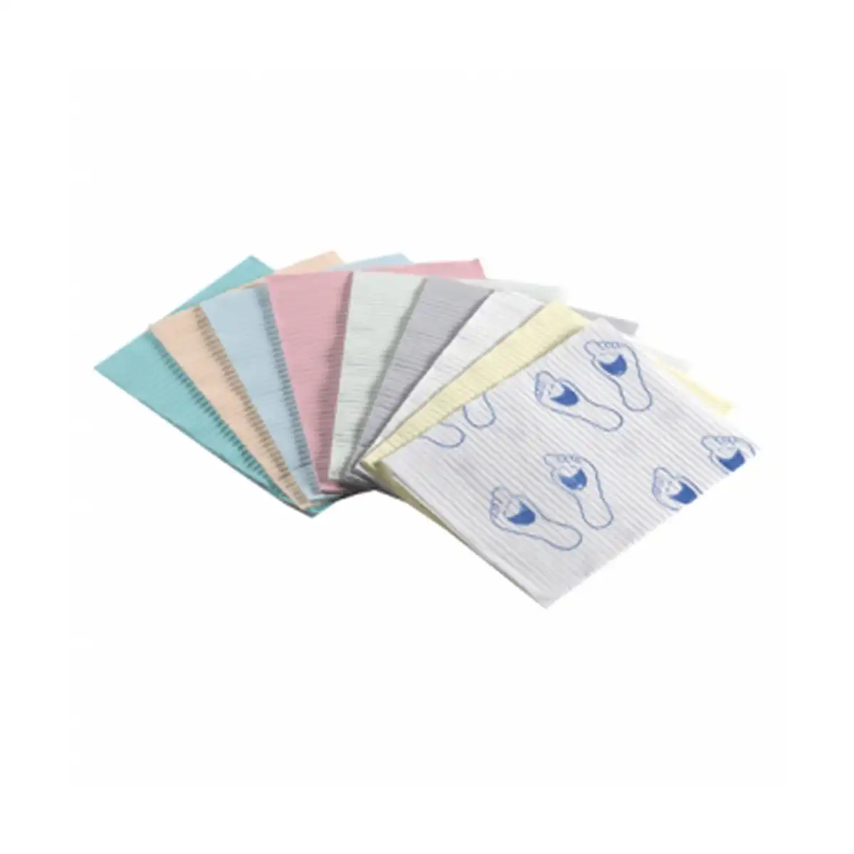 Crosstex Professional Regular Patient Towels, 3-Ply Tissue, Green, 19" x 13", 500/Case, WTXGR thumbnail 2