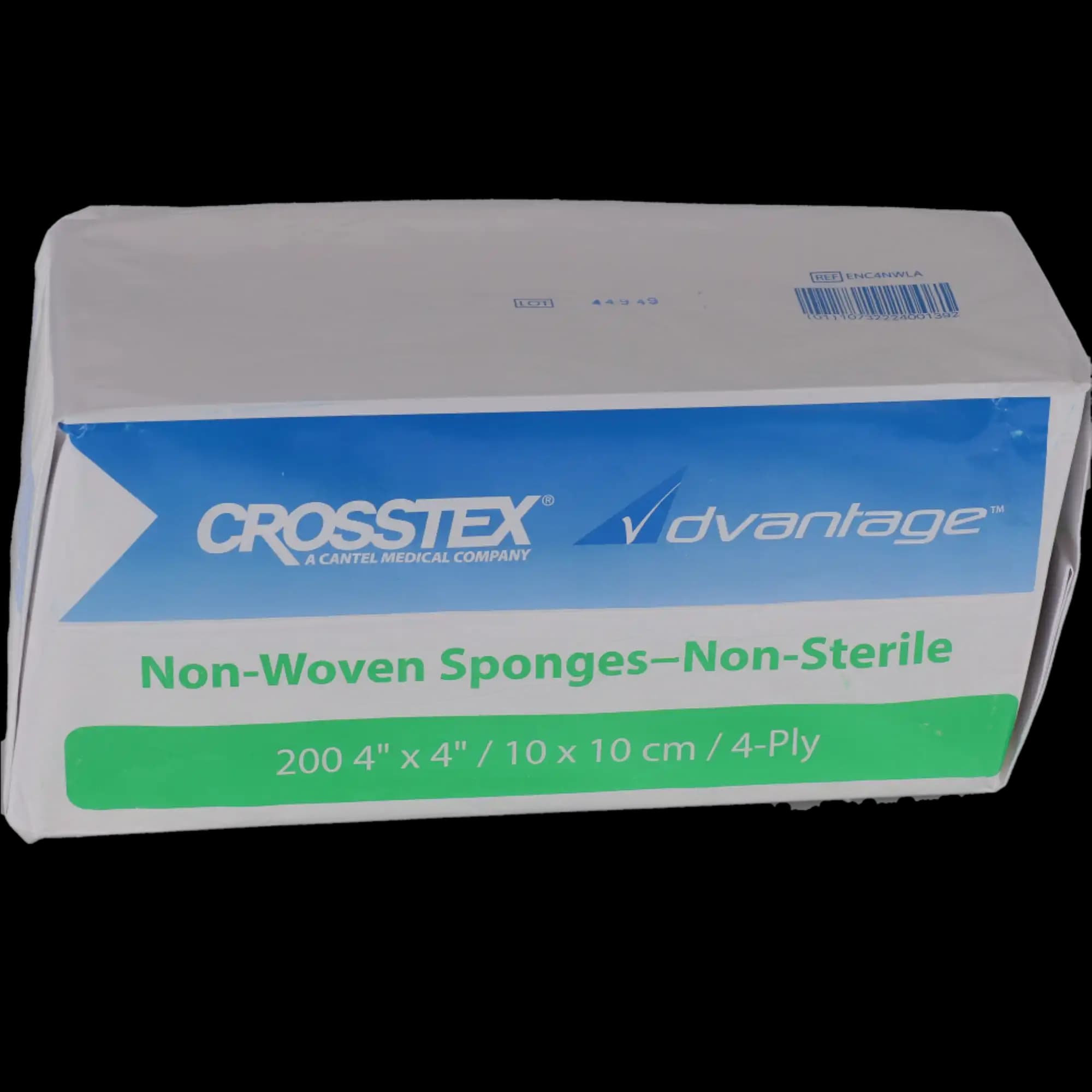 Crosstex Advantage Non-Woven Sponges, 4" x 4", 4-Ply, Non-Sterile, 2000/Case, ENC4NWLA thumbnail 4