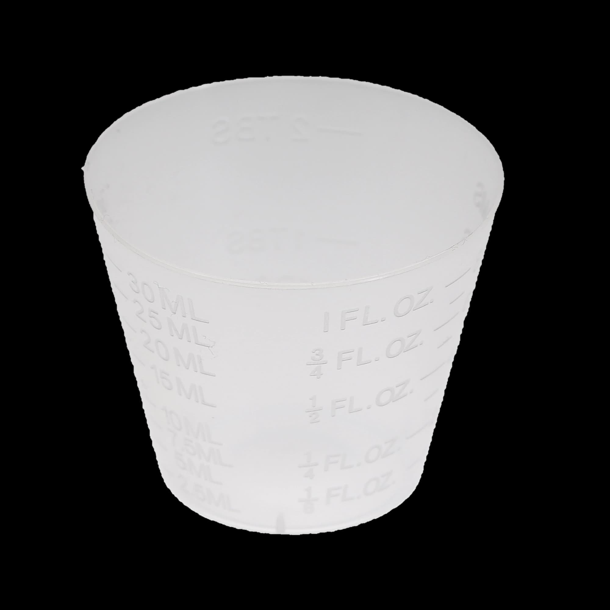 Crosstex Medicine Mixing Cups, 1 oz, Clear, Latex-Free, 100/Pk, CX1 thumbnail 2