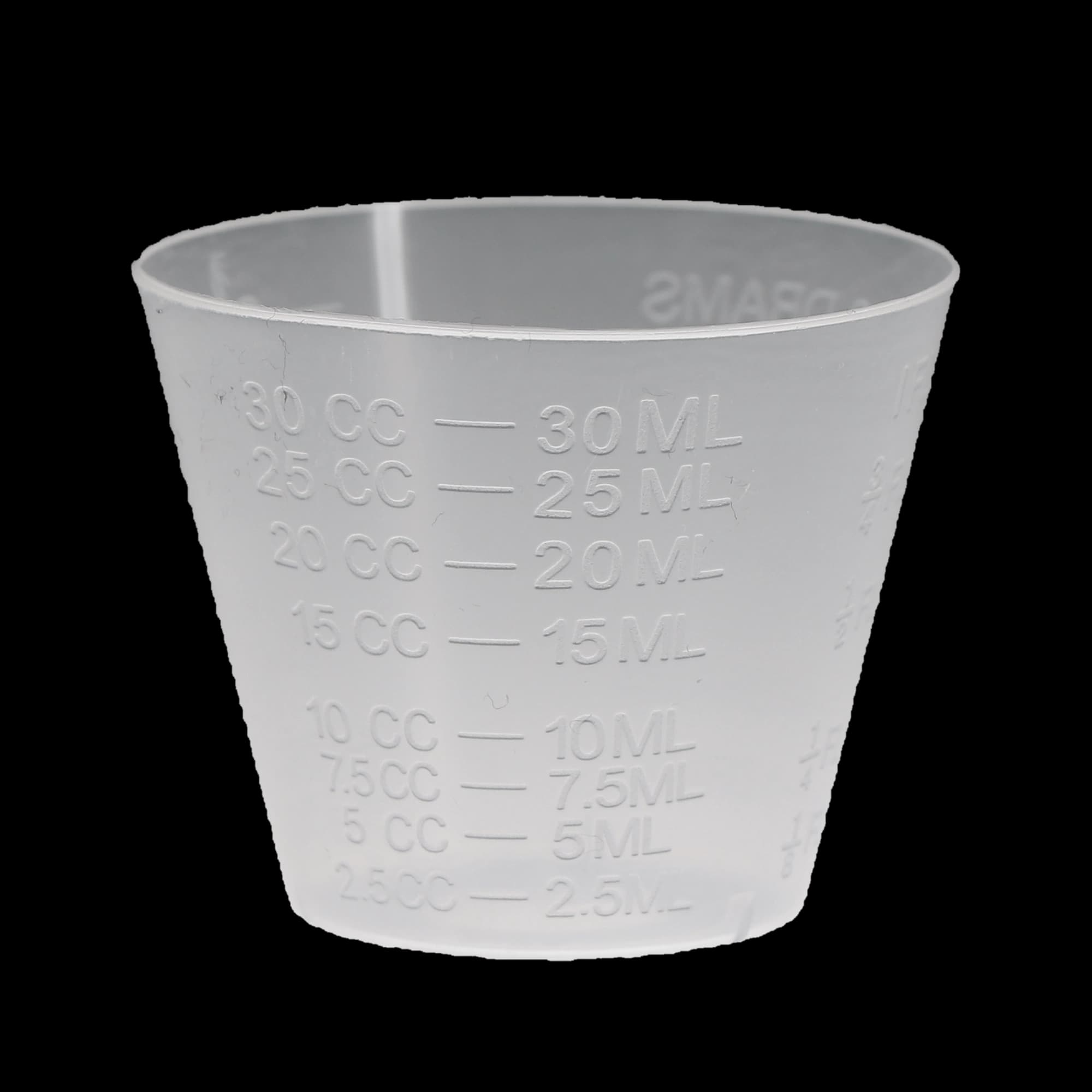 Crosstex Medicine Mixing Cups, 1 oz, Clear, Latex-Free, 100/Pk, CX1 thumbnail 3