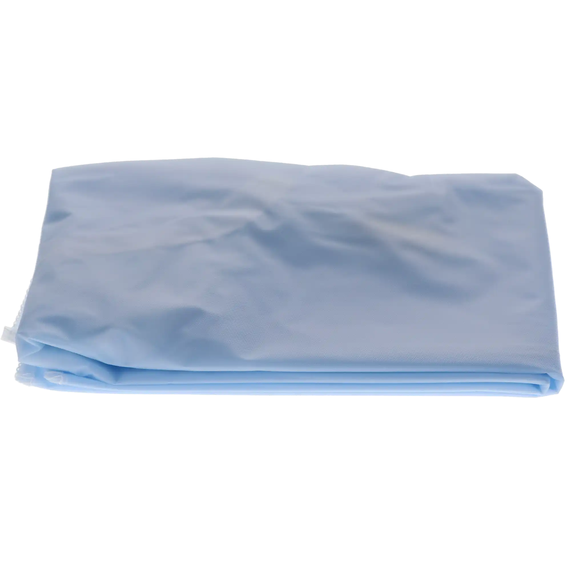 Crosstex Patient Barrier Apron, Plastic, Waist Length, 27" x 30", Blue, 1/Pk, NP3BL thumbnail 3