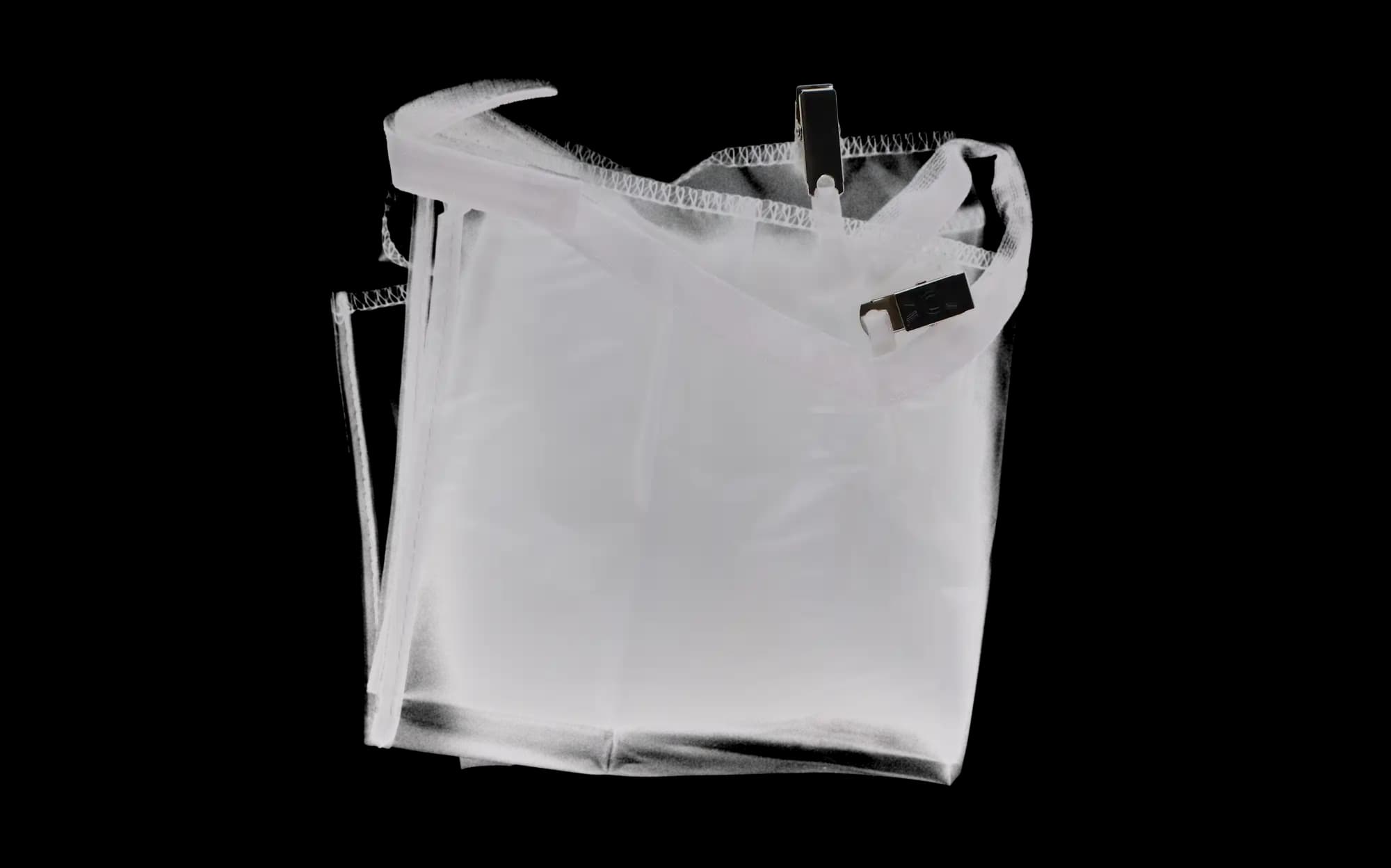 Crosstex Patient Barrier Apron, Plastic, Waist Length, 27" x 30", White, 1/Pk, NP3WH thumbnail 4