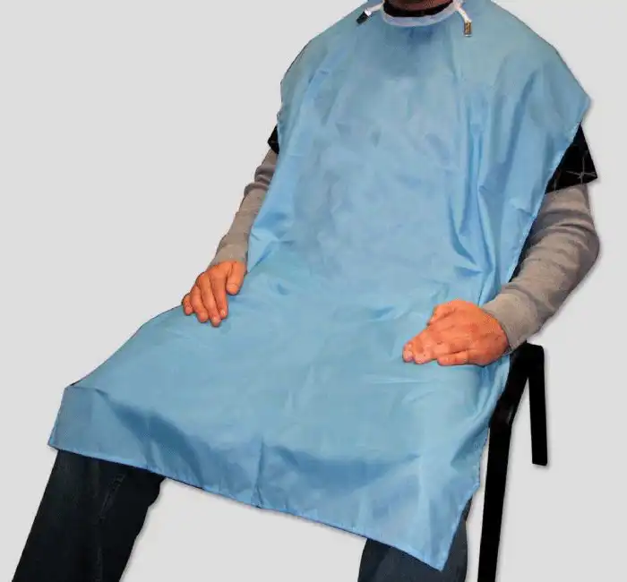 Crosstex Patient Barrier Apron, Plastic, Knee Length, 27" x 44", White, 1/Pk, NP4WH thumbnail 3