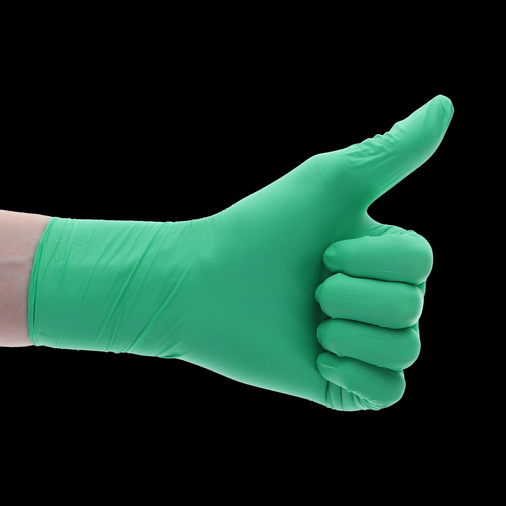Alasta Aloe Soft-Fit Nitrile Exam Gloves, Powder Free, Non-Sterile, Small, Green, 100/Box, AA100S thumbnail 7