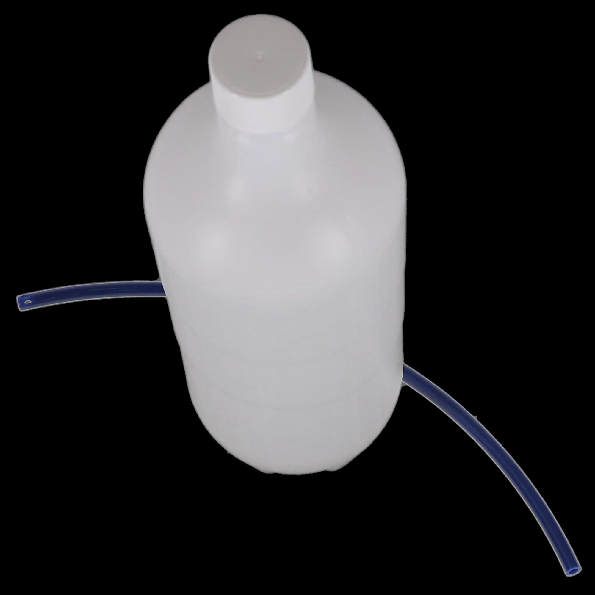 DCI 8128 750 mL Plastic Water Bottle with Cap and Pick-Up Tube, HDPE, 28 mm Threads, 1/Pk thumbnail 3