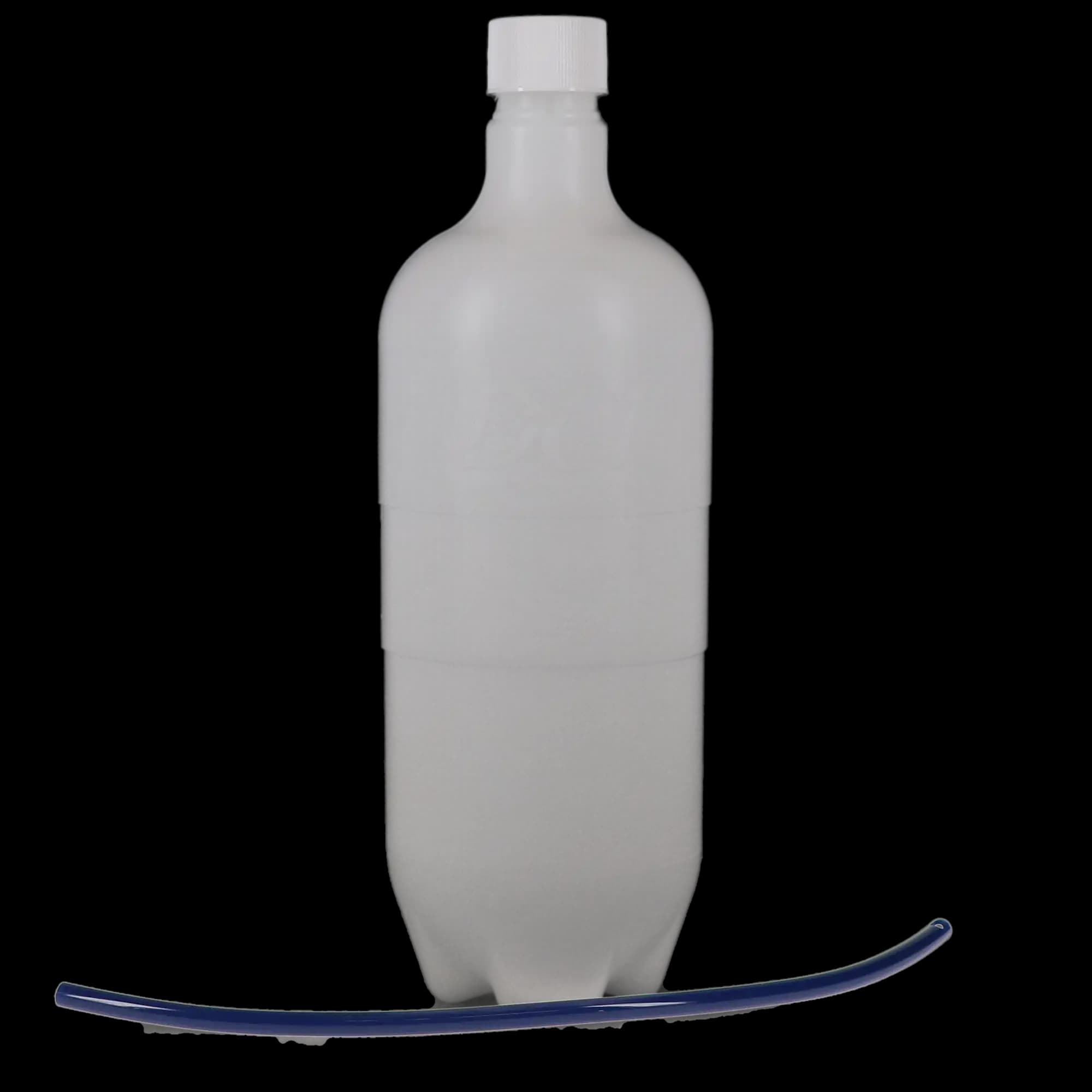 DCI 8128 750 mL Plastic Water Bottle with Cap and Pick-Up Tube, HDPE, 28 mm Threads, 1/Pk thumbnail 6