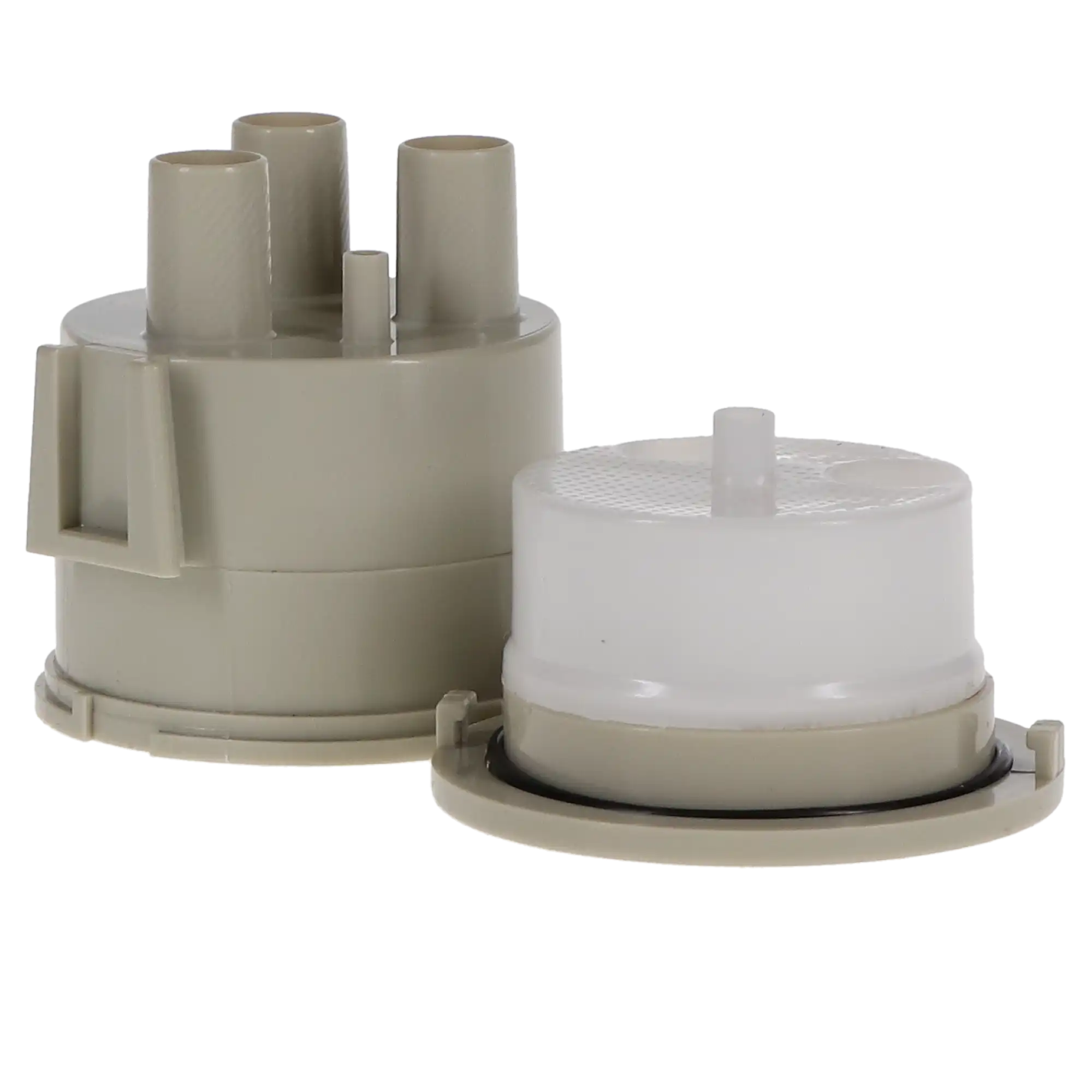 DCI International Vacuum Canister Kit, Gray, Bracket Mounted, 2 HVE & 1 SE, 1-7/8" Collector Screen, 1/Pk, 5860 thumbnail 3