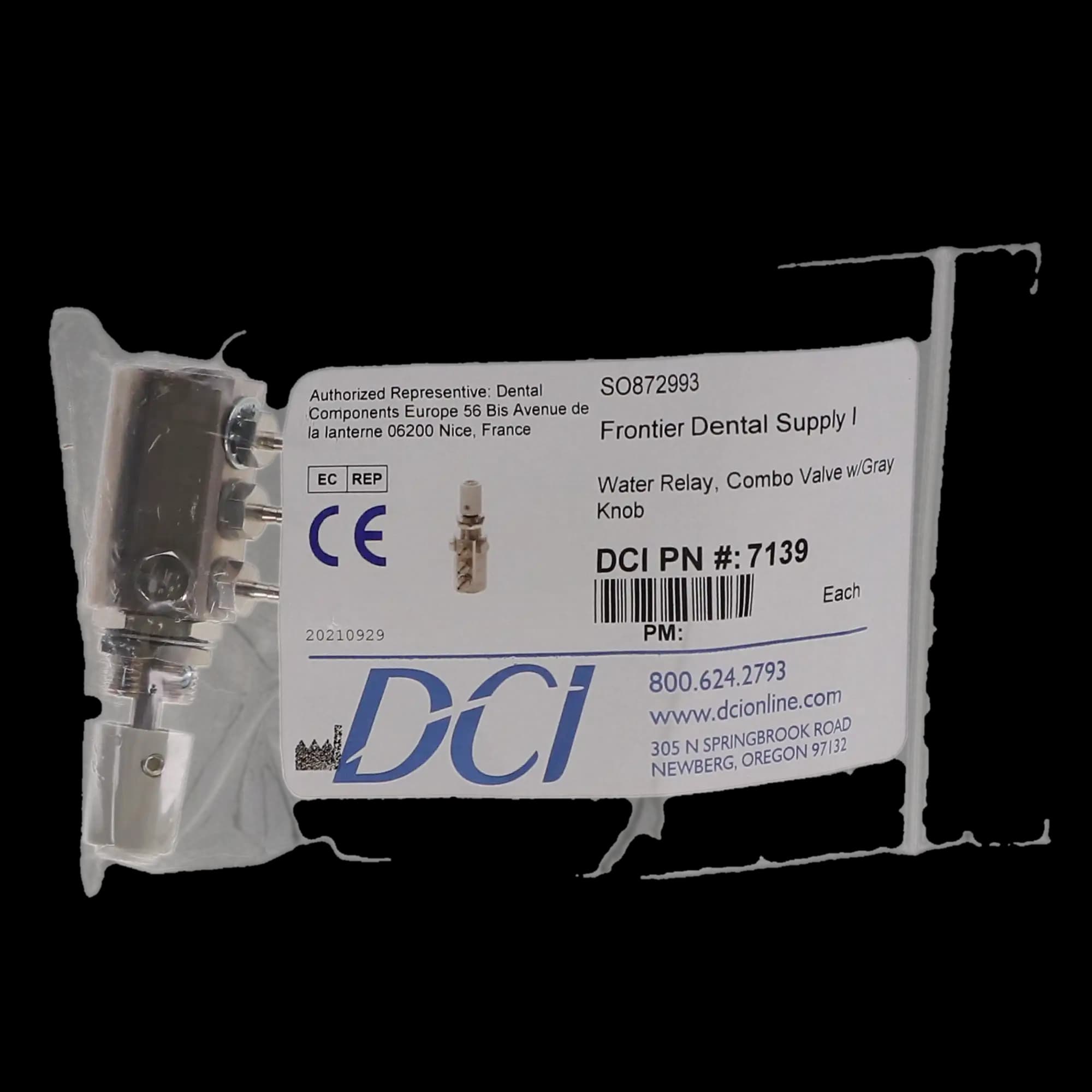 DCI Water Relay Combo Valve with Gray Knob, 7139 thumbnail 4