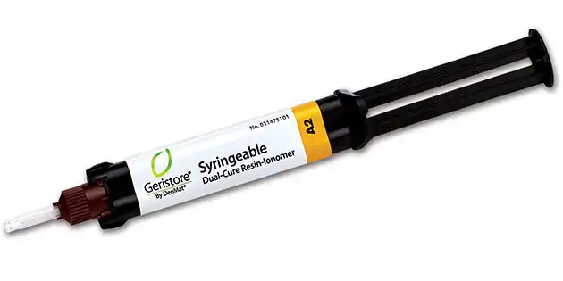 Geristore Dual-Cure Resin-Ionomer Syringeable Starter Kit, Shade A3, 10 g Syringe with Mixing and Intra-Oral Tips thumbnail 7