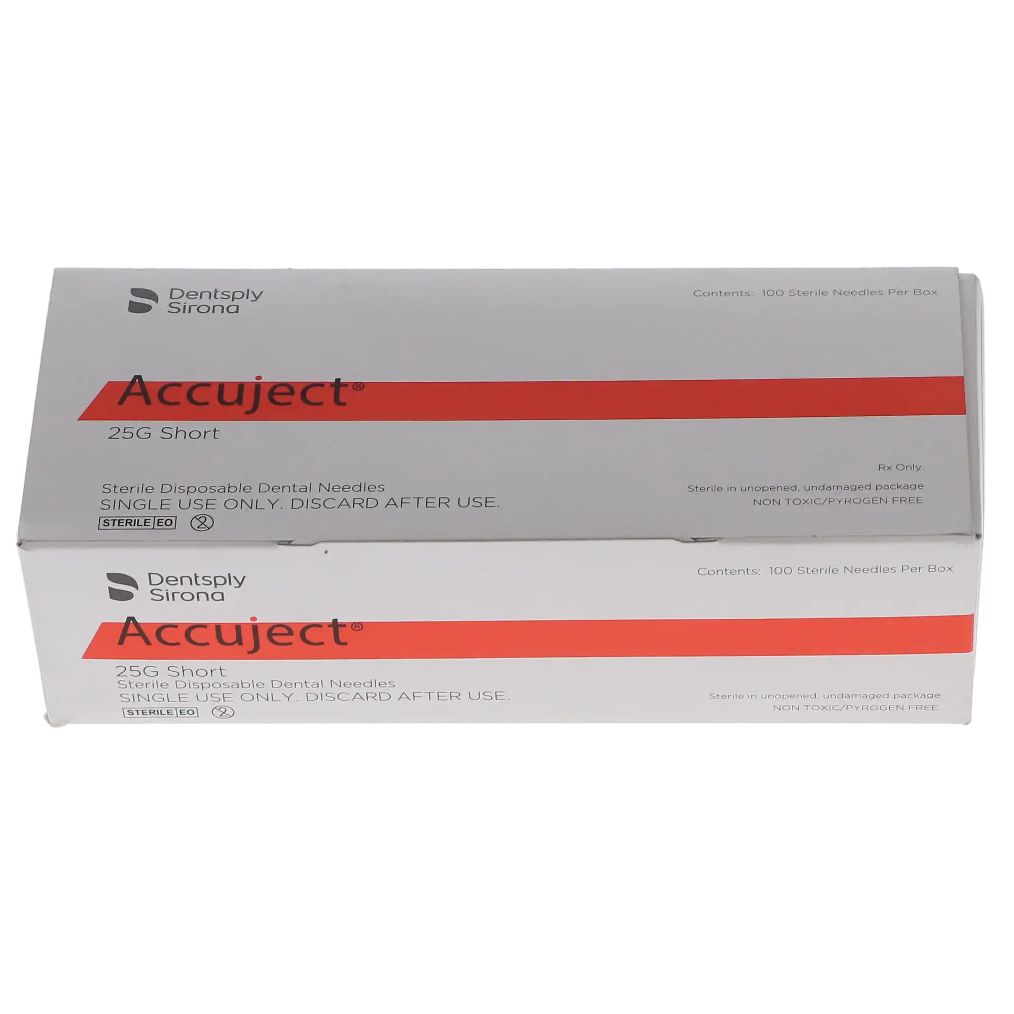 Accuject Disposable Dental Needle, 25 Gauge Short (21mm), Plastic Hub, Sterile, 100/Box, 900505 thumbnail 10