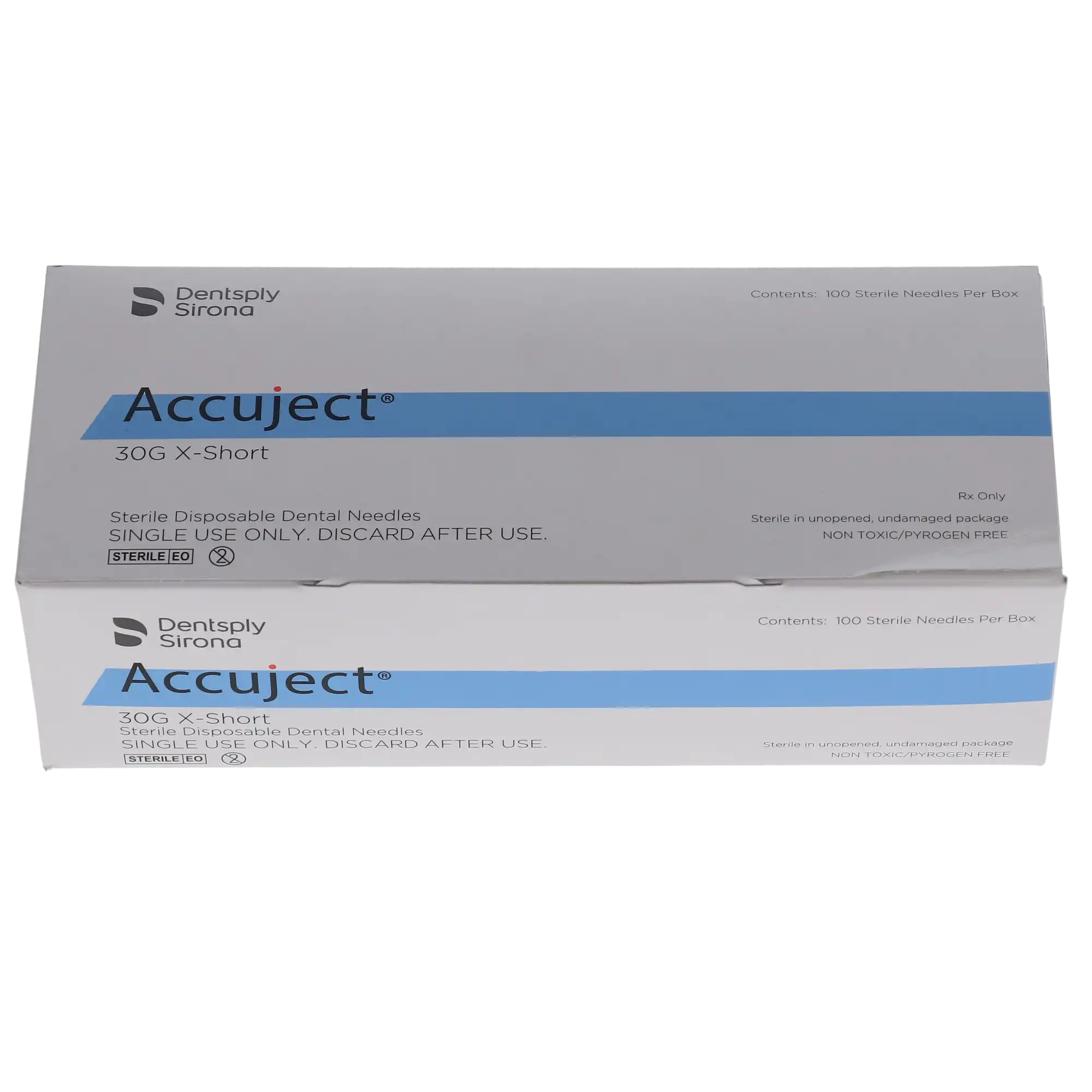 Accuject Disposable Dental Needles, Plastic Hub, 30 Gauge, Extra Short (12mm), Blue, Sterile, 100/Box, 901005 thumbnail 10