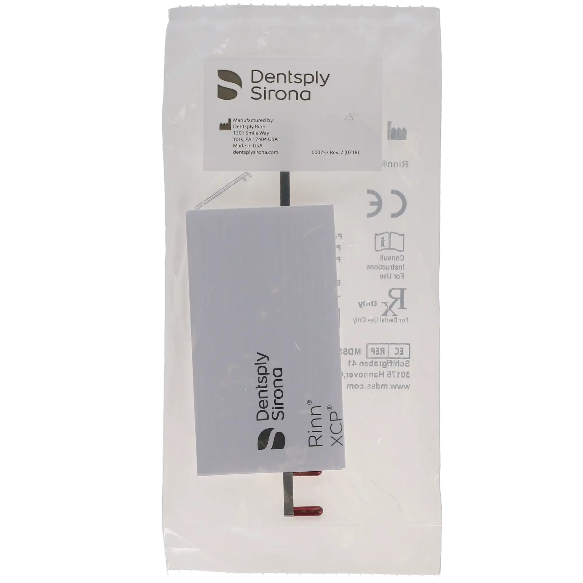 Dentsply Sirona Rinn XCP/BAI Bitewing Positioning Arm, Red Pins, Stainless Steel, 1/Pk, 54-0927 thumbnail 5