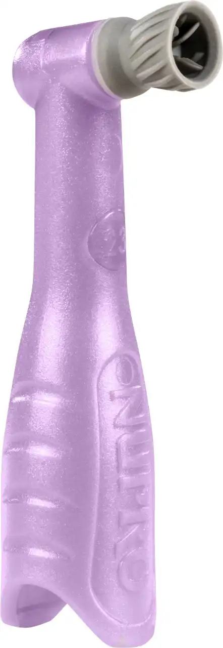 NUPRO Freedom Slim Disposable Prophy Angles, Contra Angle, Spiral Cup, Latex-Free, Lavender, 200/Box, 965774 thumbnail 2