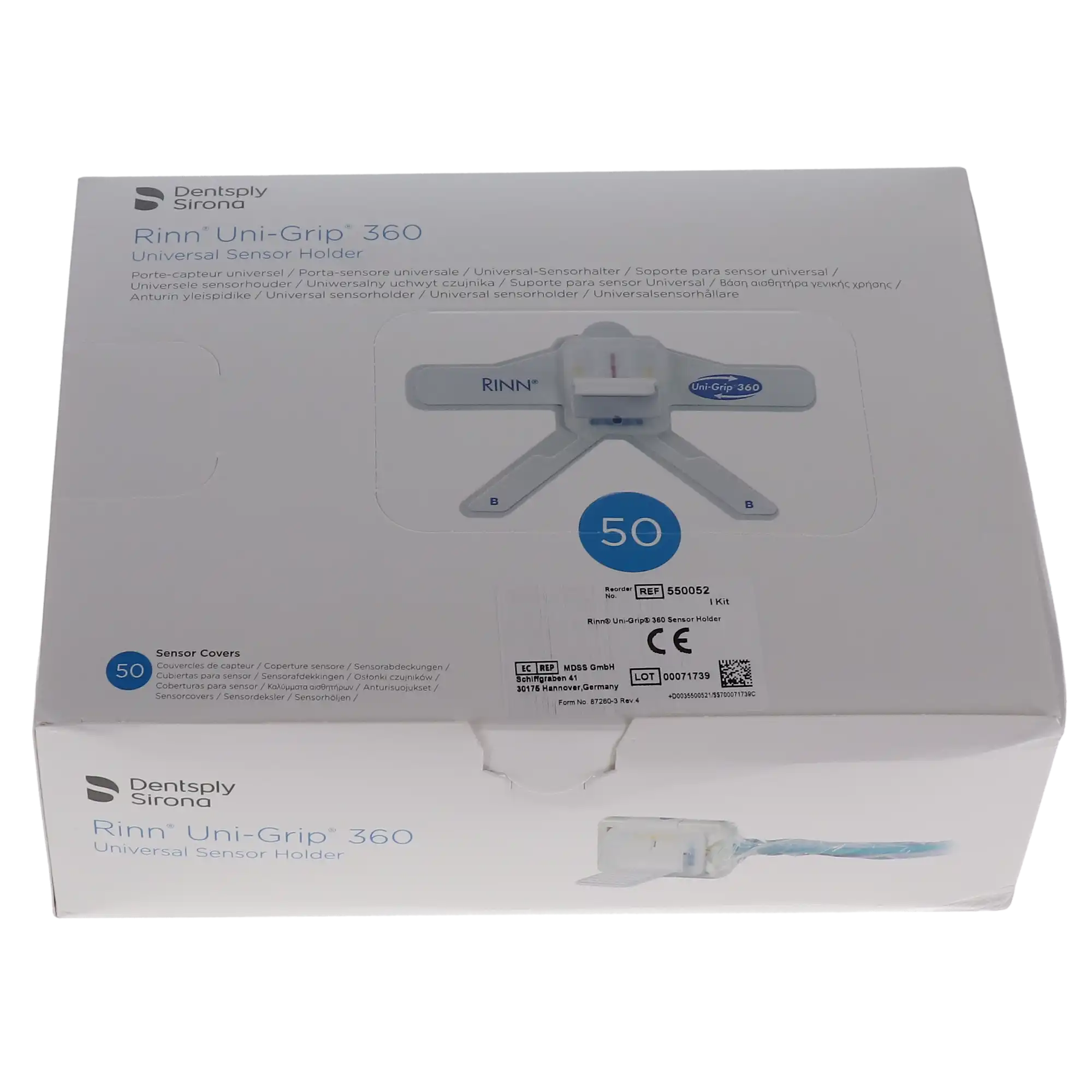 Dentsply Sirona Uni-Grip 360 Universal Disposable Digital Sensor Holder Kit, Size 1/1.5/2, 50 Holders + 50 Sensor Barriers, 550052 thumbnail 10