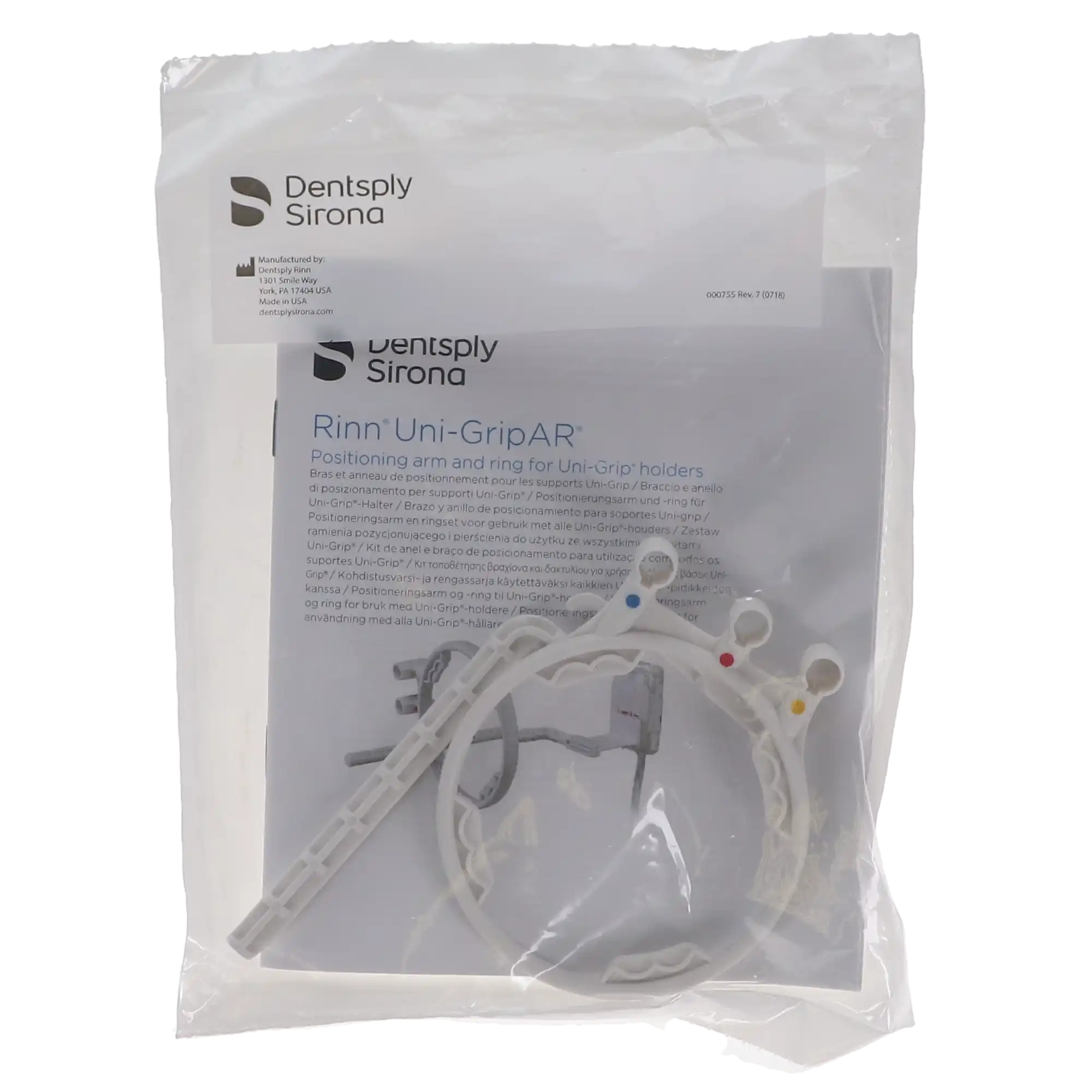 Uni-GripAR Positioning Arm and Ring for Uni-Grip Holders, Autoclavable, White, 1/Pkg, 550100 thumbnail 6