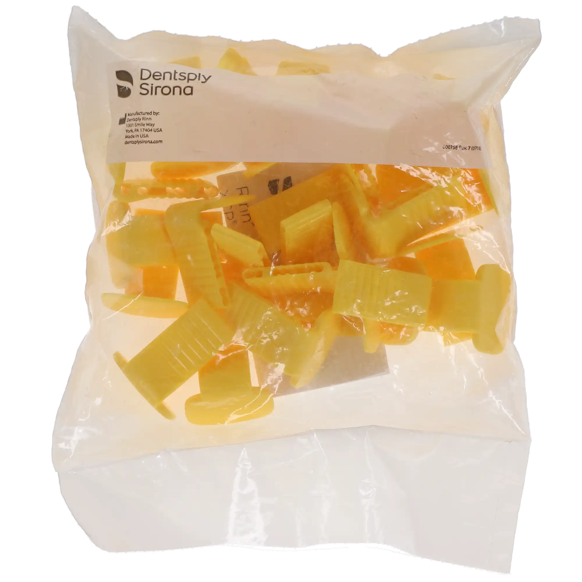Dentsply Sirona Rinn XCP Color-Coded Posterior Bite Blocks, Yellow, 25/Box, 54-0862 thumbnail 9