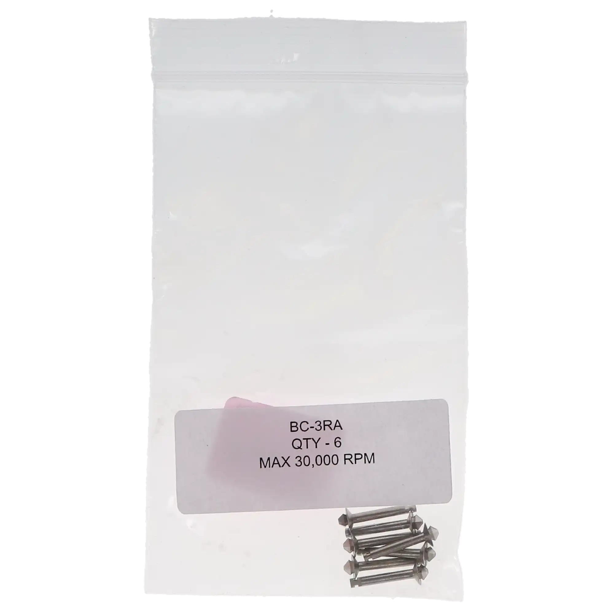 Moore Snap-On Mandrels, RA, Brass Center, #3, Extra Short, 6/Pk, BC-3RA thumbnail 3