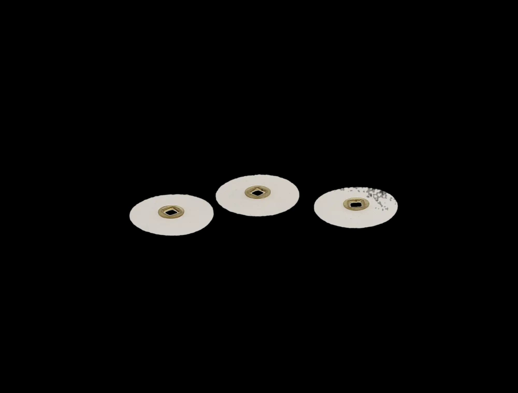 Moore-Flex Polishing Discs, Mini Refill, 5/8", Medium, Green, 100/Pk, BC-58-1M4 thumbnail 2