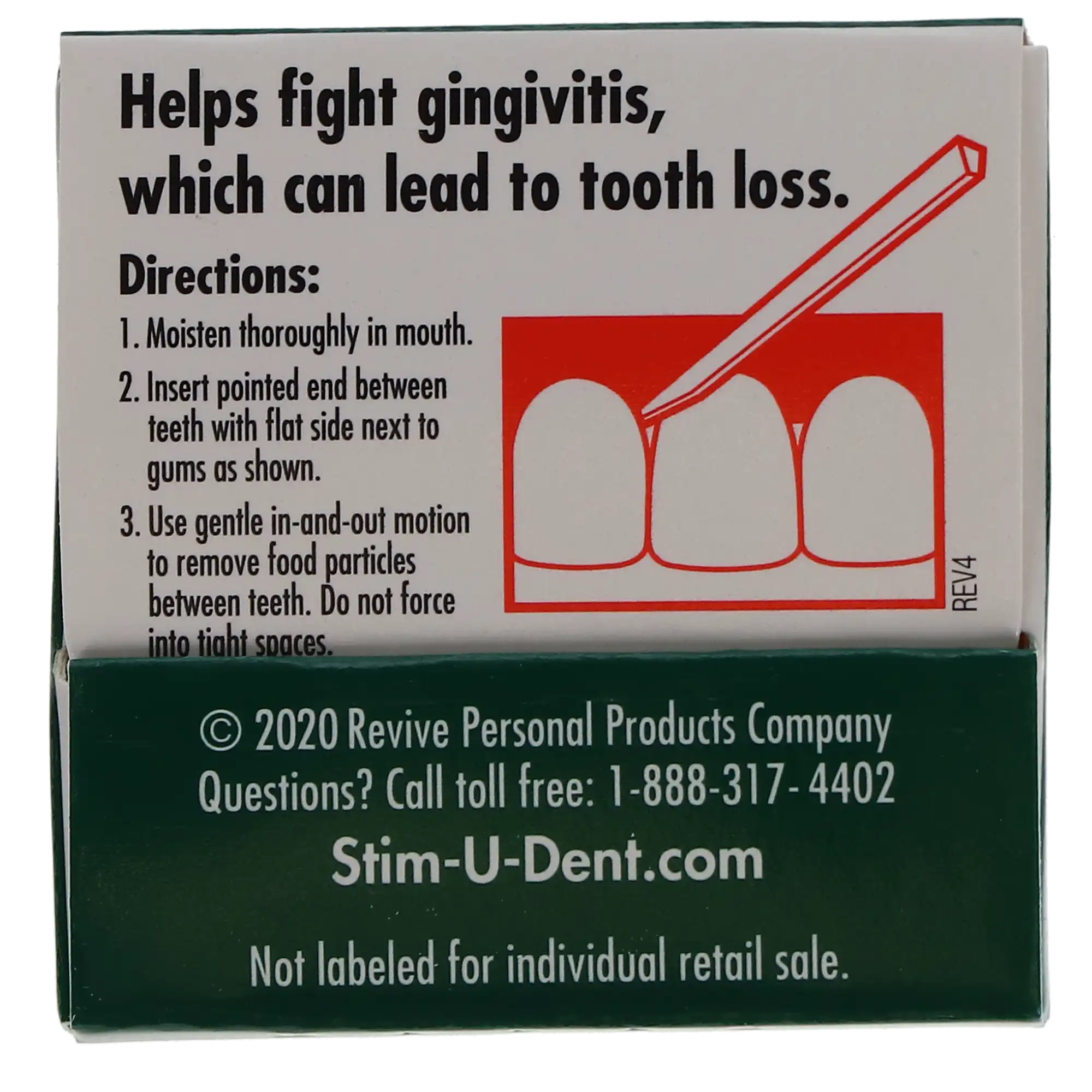 Stim-U-Dent Plaque Remover, 25/Pk, 144/Box, 00005 thumbnail 2