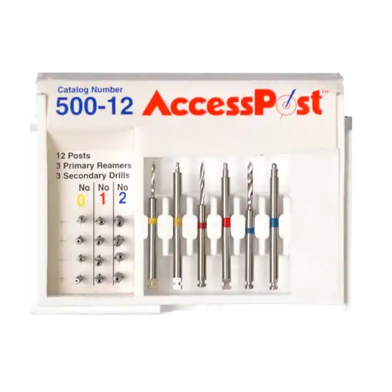 AccessPost Intro Kit, Stainless Steel, Assorted Sizes #0/#1/#2, 12 Posts, 500-12 thumbnail 2