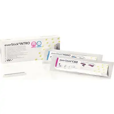 GC America everStick Fiber Reinforcements Intro Kit, 900835 - Contains 1x 8cm everStick C&B, 1x 8cm everStick PERIO, 1x Stick REFIX D Silicone Instrument thumbnail 2