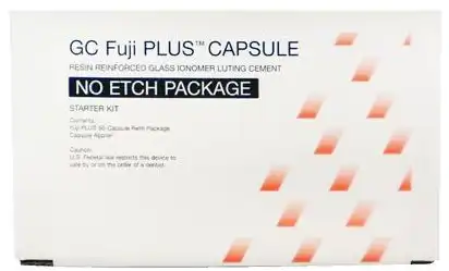 GC Fuji PLUS Resin-Reinforced Glass Ionomer Luting Cement, No-Etch Capsule Starter Package, 48 Capsules + Applier, White thumbnail 9