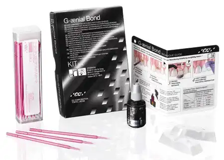 G-aenial Bond & Universal Flo Intro Kit, Self-Etch/Light-Cure, 5 mL Bond + 3.4 g A2 Flo Syringe, 400222 thumbnail 2