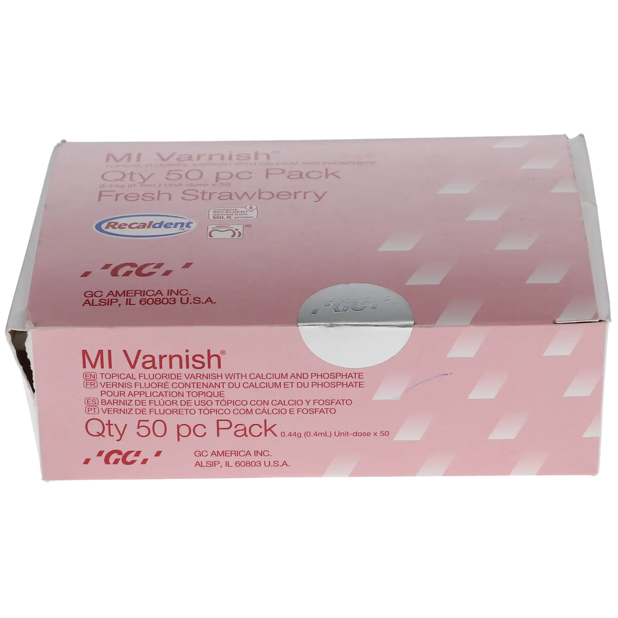 MI Varnish Strawberry 5% NaF with RECALDENT (CPP-ACP), 0.4 mL Unit Dose, 50/Pack, 442500 thumbnail 10