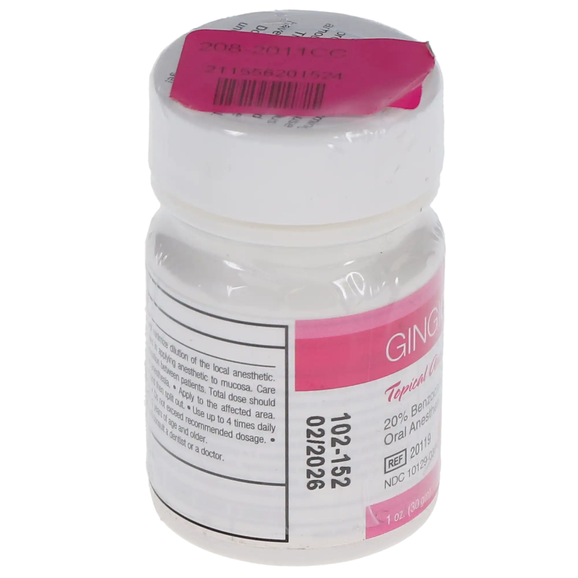 Gingicaine Topical Anesthetic Gel, 20% Benzocaine, 1 oz Jar, Cotton Candy, 1/Pk thumbnail 3