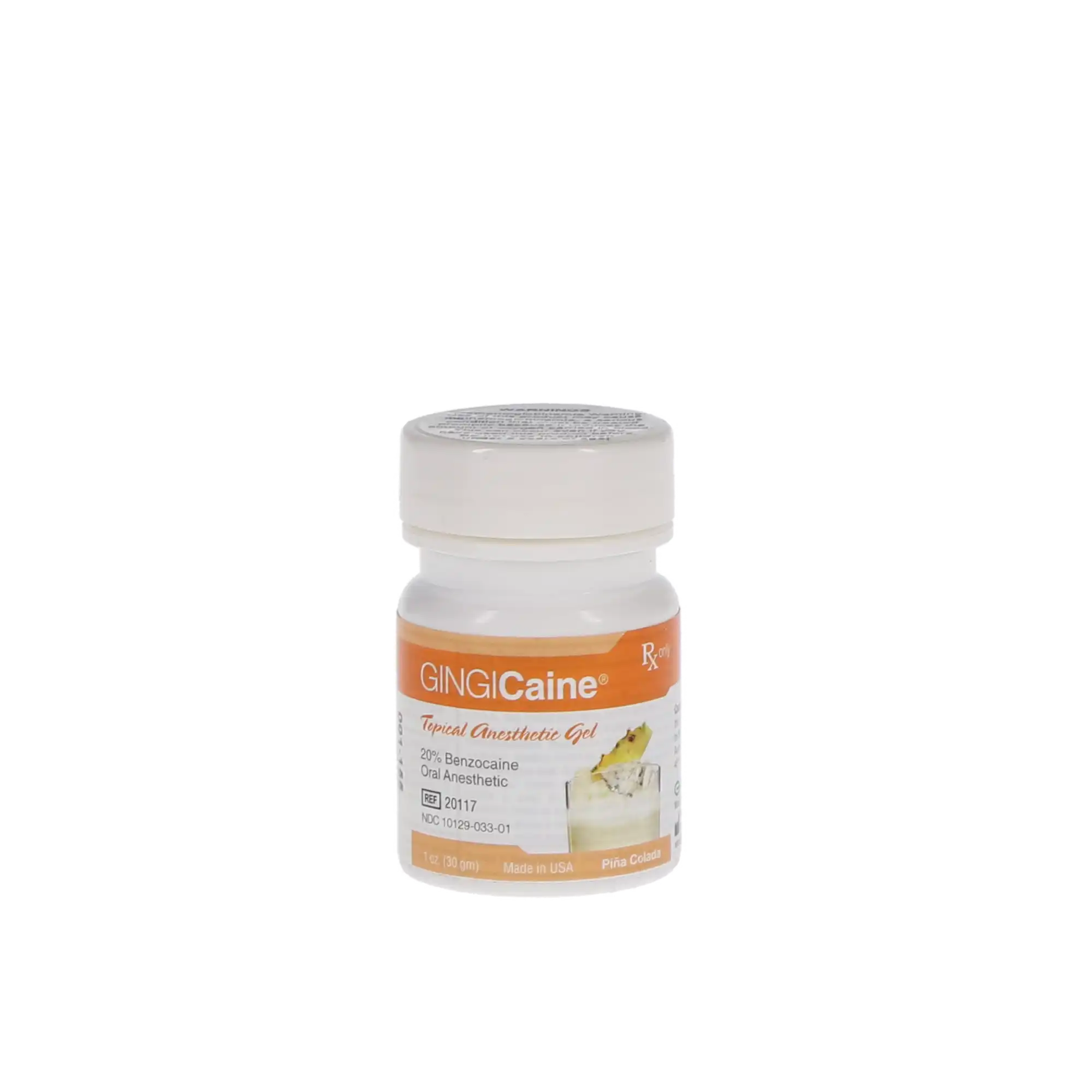 Gingicaine Topical Anesthetic Gel, 20% Benzocaine, 1 oz Jar, Piña Colada, 1/Pk thumbnail 6