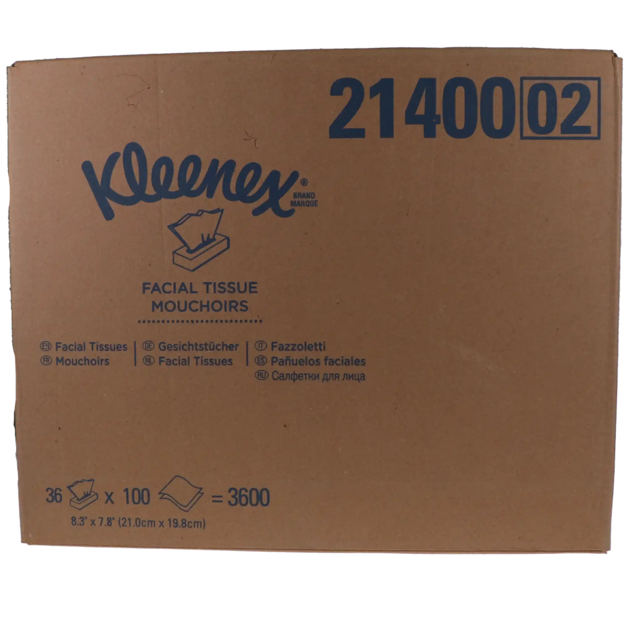 Kleenex Boutique Facial Tissue, 2-Ply, 8.3" x 7.8", White, 100/Box, 36 Boxes/Case, 21400 thumbnail 4