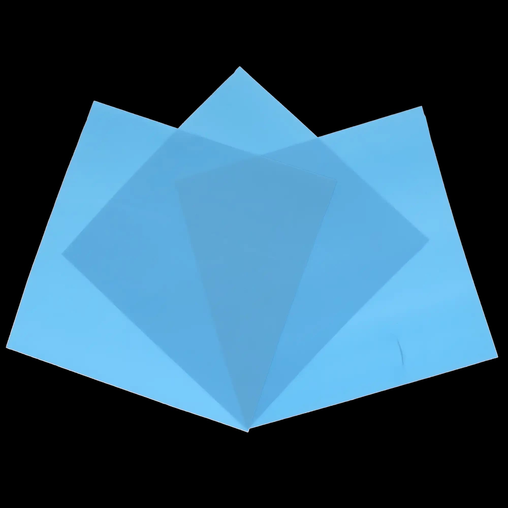 Isodam Non-Latex Polyisoprene Dental Dam, 6" x 6", Heavy, Blue, 15/Box, ISO02300615 - Isodam Non-Latex Polyisoprene Dental Dam - Image 1