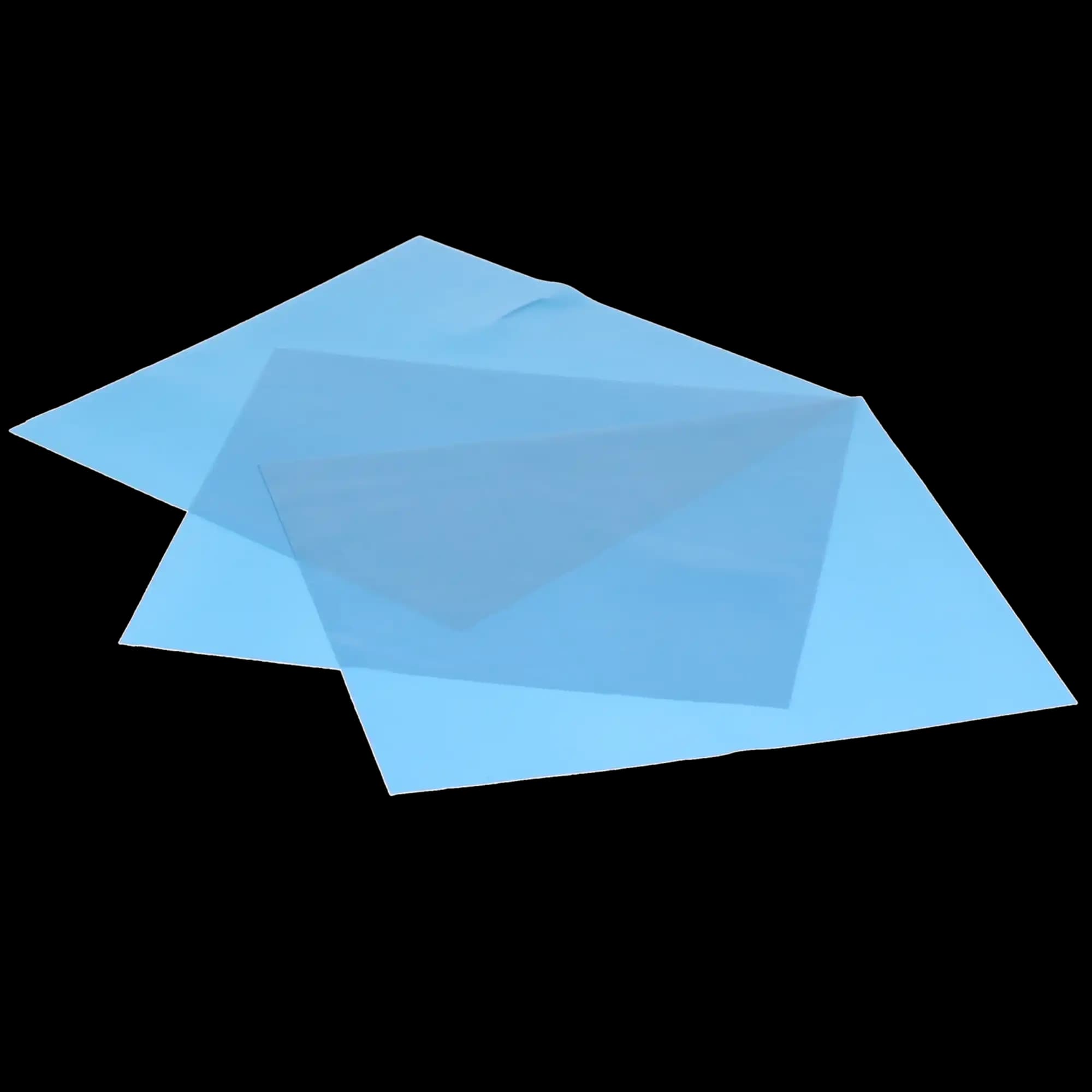 Isodam Non-Latex Polyisoprene Dental Dam, 6" x 6", Heavy, Blue, 15/Box, ISO02300615 thumbnail 2
