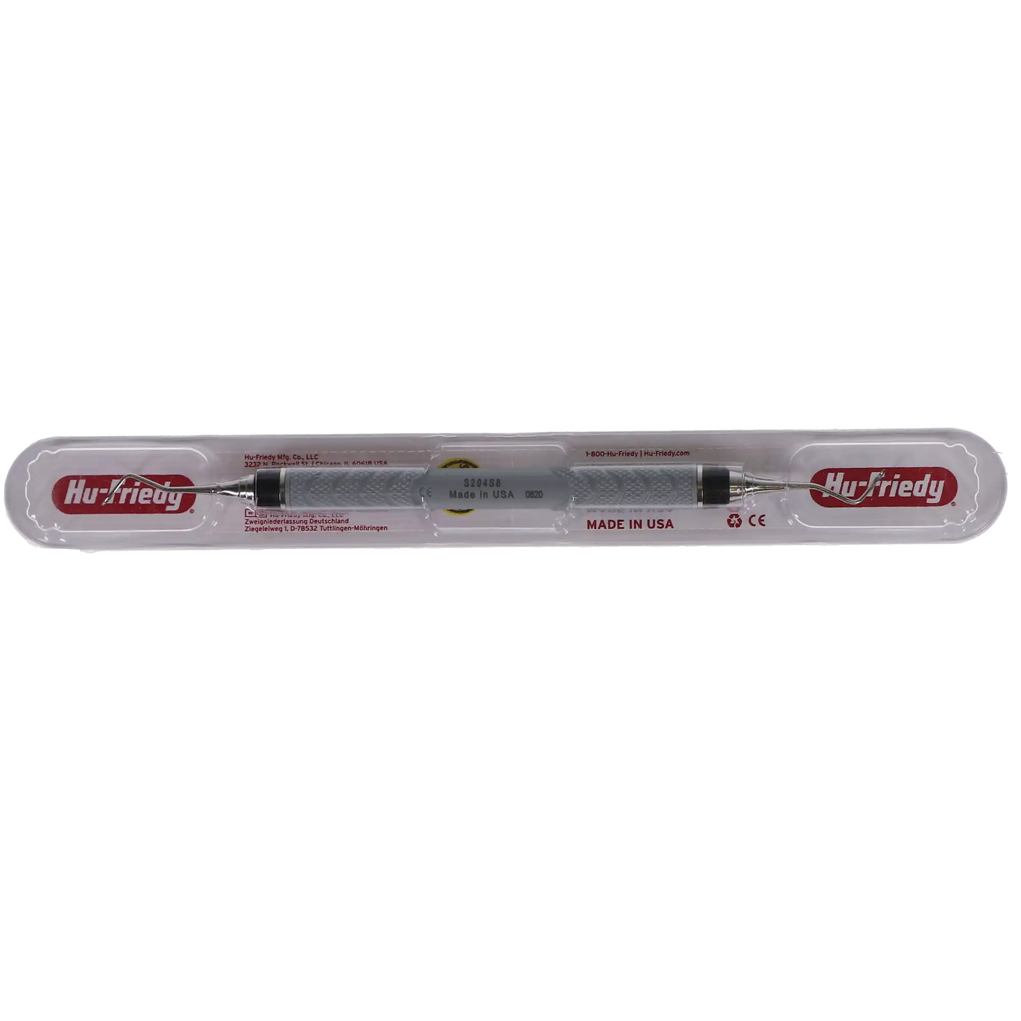 Hu-Friedy 204S Double-Ended Sickle Scaler, #8 ResinEight Handle, S204S8 thumbnail 5