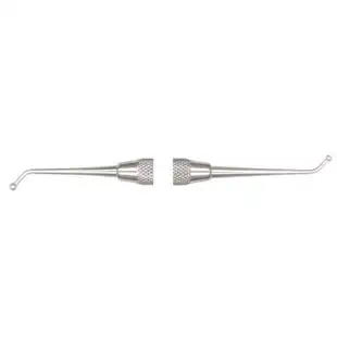 Hu-Friedy 26/27S Double-Ended Ball Burnisher, #6 Satin Steel Handle, BB26/27S6 thumbnail 2