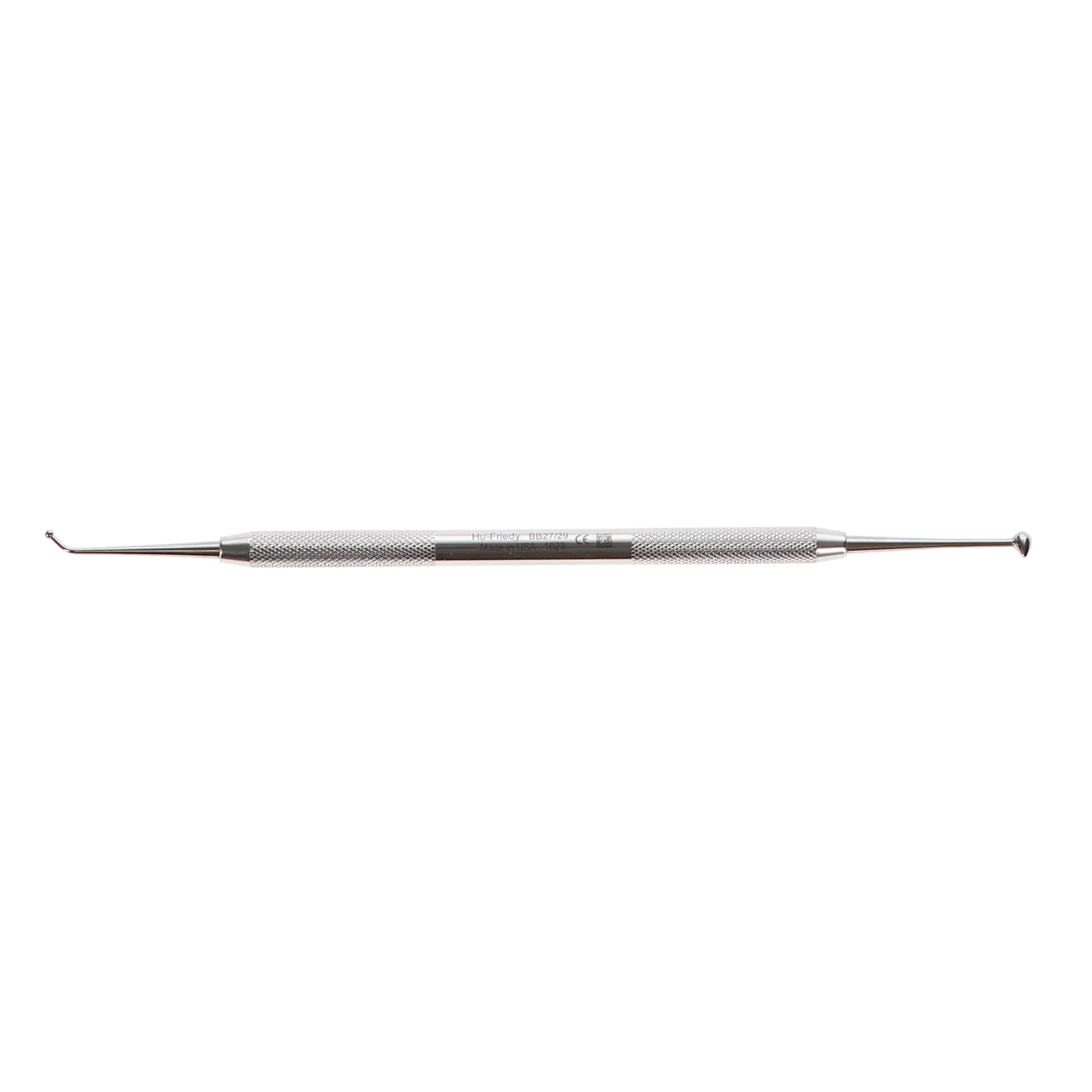 Hu-Friedy #27/29 Double-Ended Ball Burnisher, #41 Round Handle, 1.6 mm / 3.1 mm Tips, BB27/29 thumbnail 6