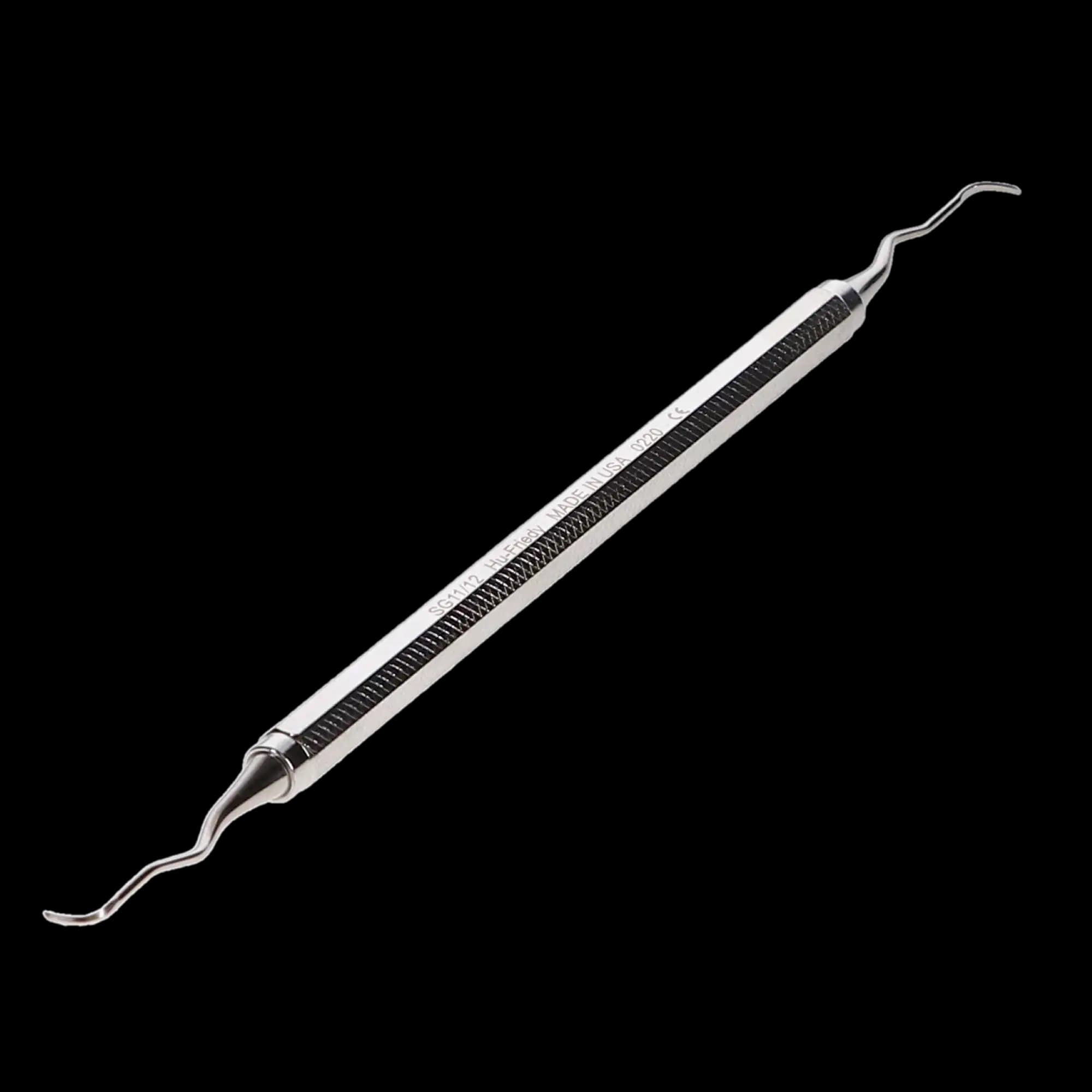Hu-Friedy Gracey Curette 11/12, Double-Ended, #2 Octagon Handle, SG11/12 thumbnail 3