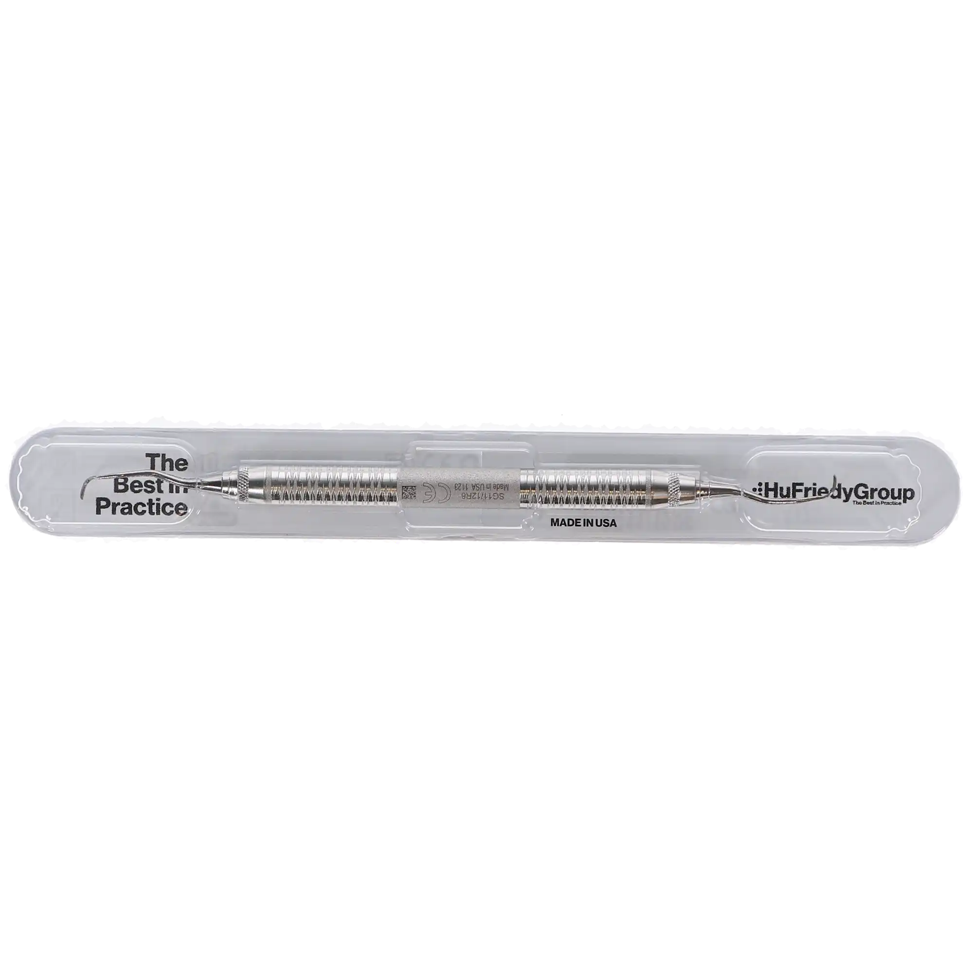 Hu-Friedy Gracey Curette 11/12 Rigid, Double-Ended, #6 Satin Steel Handle, SG11/12R6 thumbnail 5