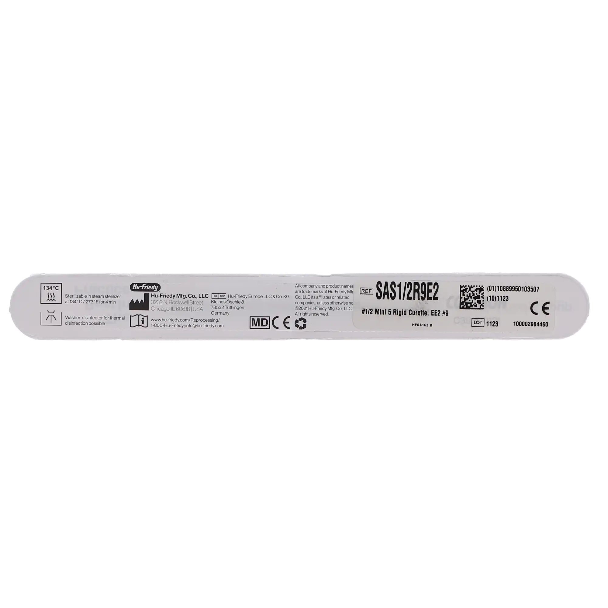 Hu-Friedy EverEdge 2.0 Gracey Curette 13/14, Double-Ended, Resin 8 Colors Handle (Blue), SG13/14C8E2 thumbnail 5