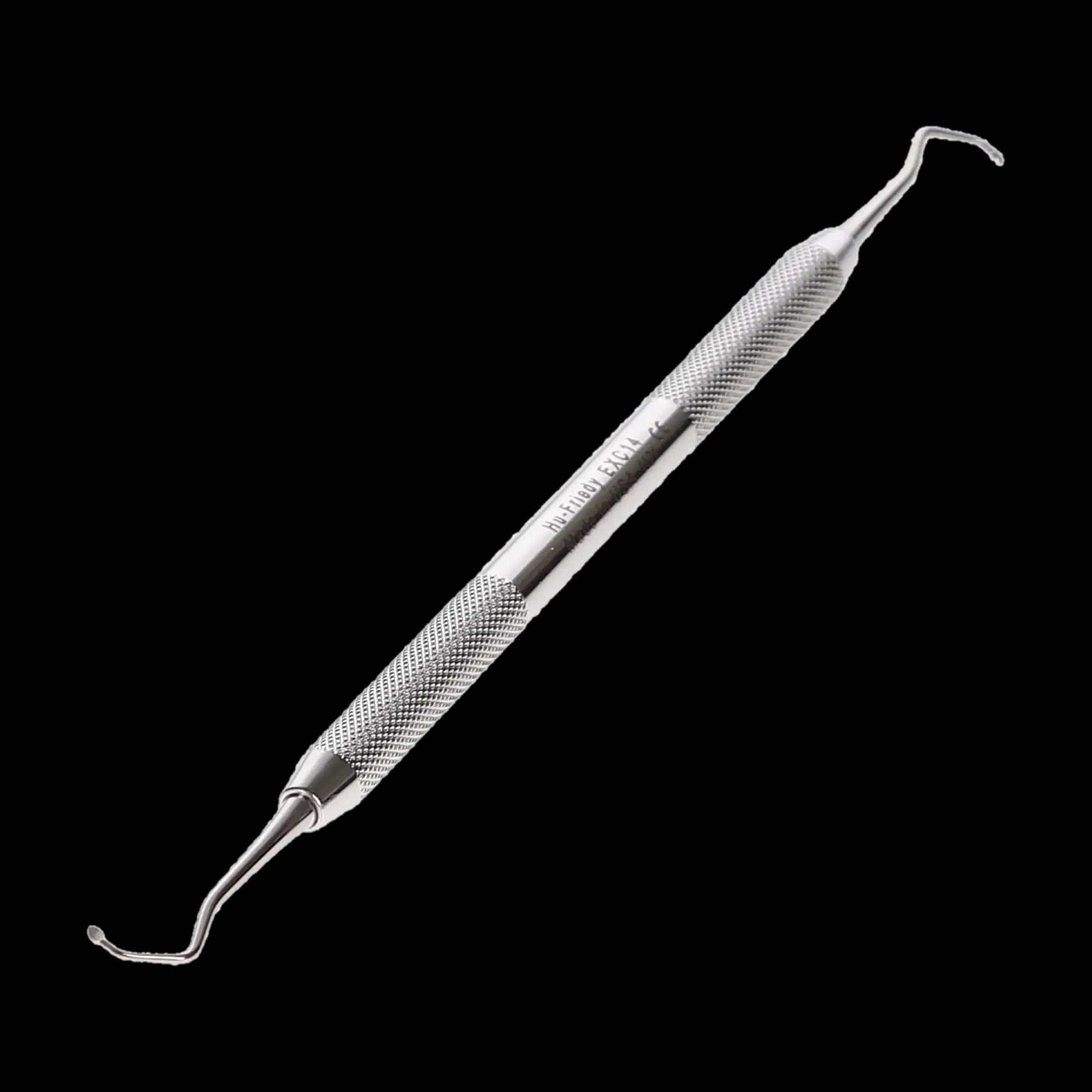 Hu-Friedy EXC14 Double-Ended Spoon Excavator, #14, #41 Round Handle, 1.5 mm, 1/Pk thumbnail 3