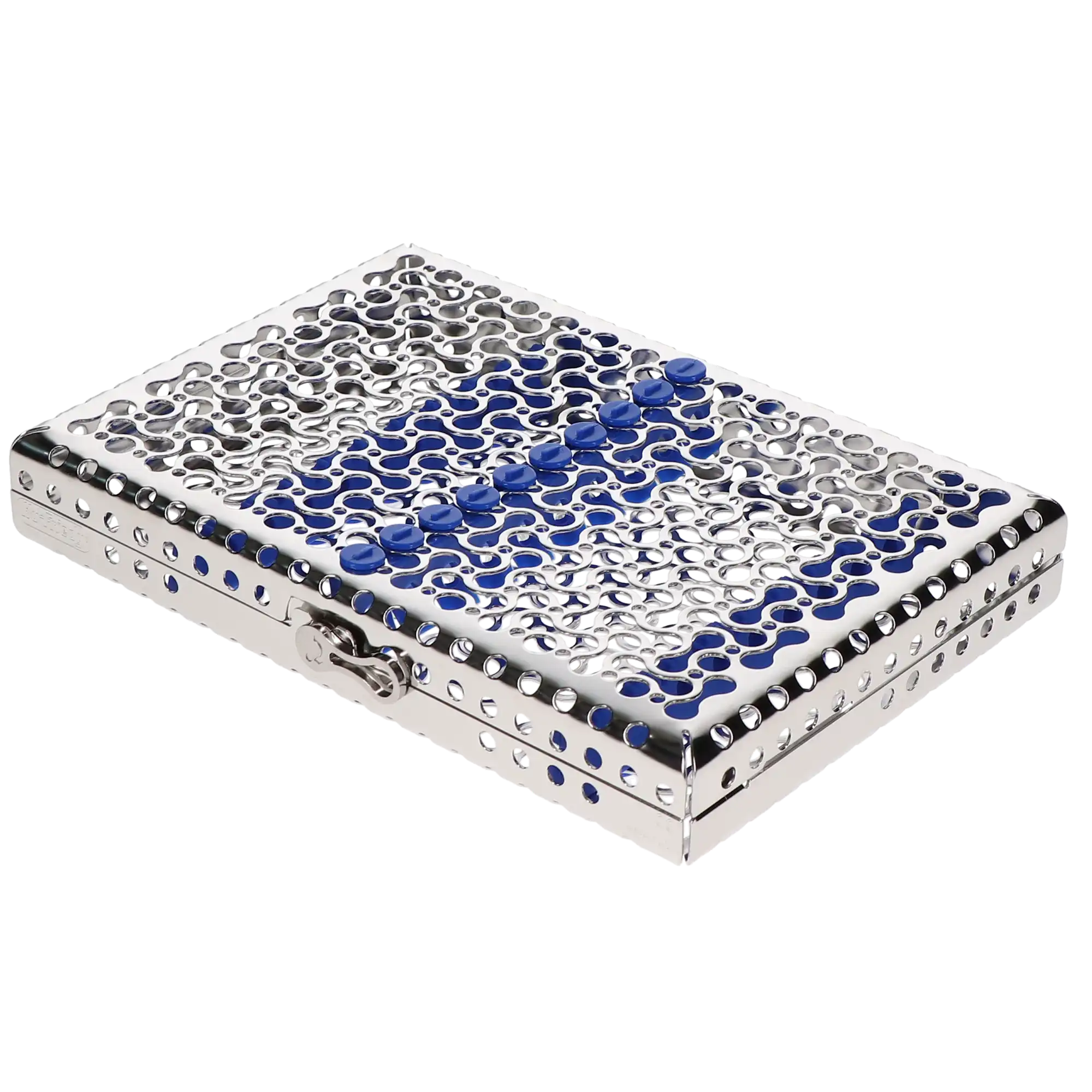 Hu-Friedy IMS Infinity Series Cassette, 10-Instrument, Small, Blue, 1/Pk, IMN5108 thumbnail 2