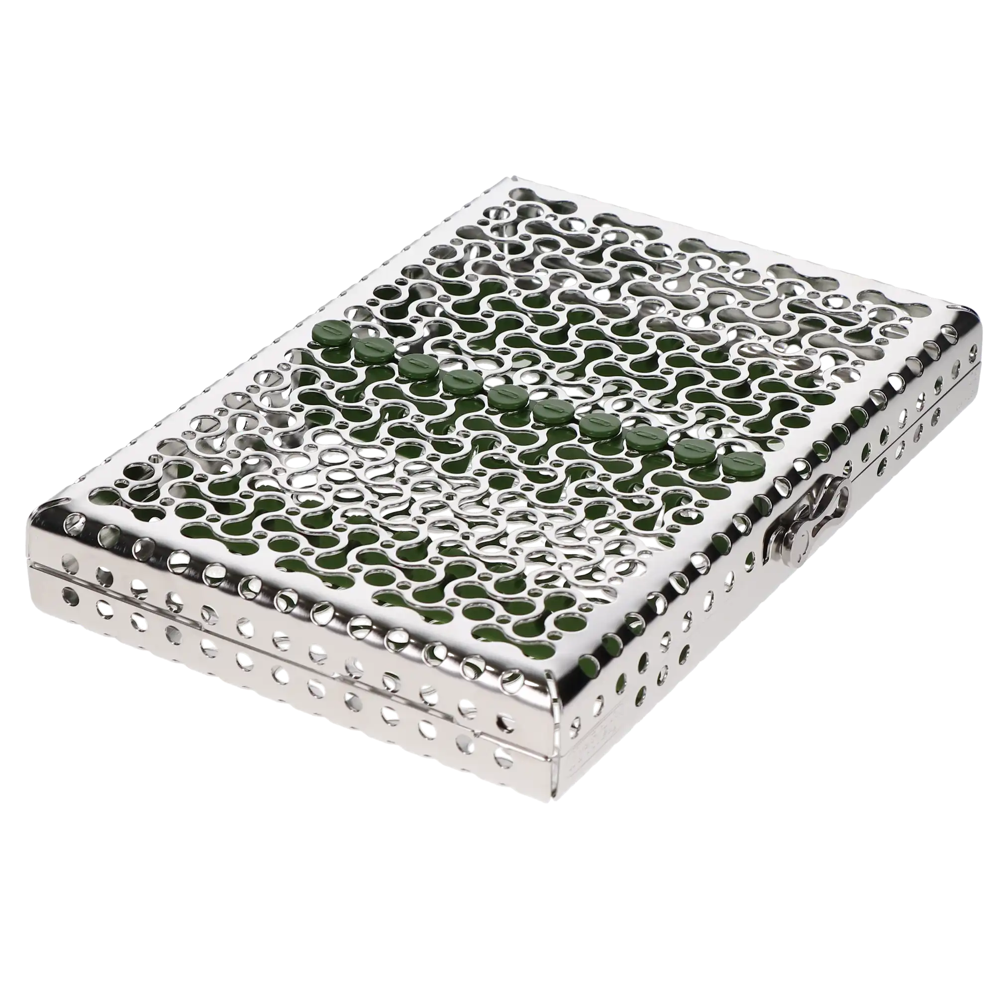 Hu-Friedy IMS Infinity Series 10-Instrument Small Cassette, Green, IMN5109 thumbnail 3