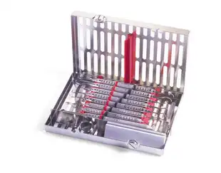 Hu-Friedy IMS Signature Series Cassette, 8-Instrument, Small, Blue, with Accessory Area, 1/Pk, IM5088 thumbnail 2