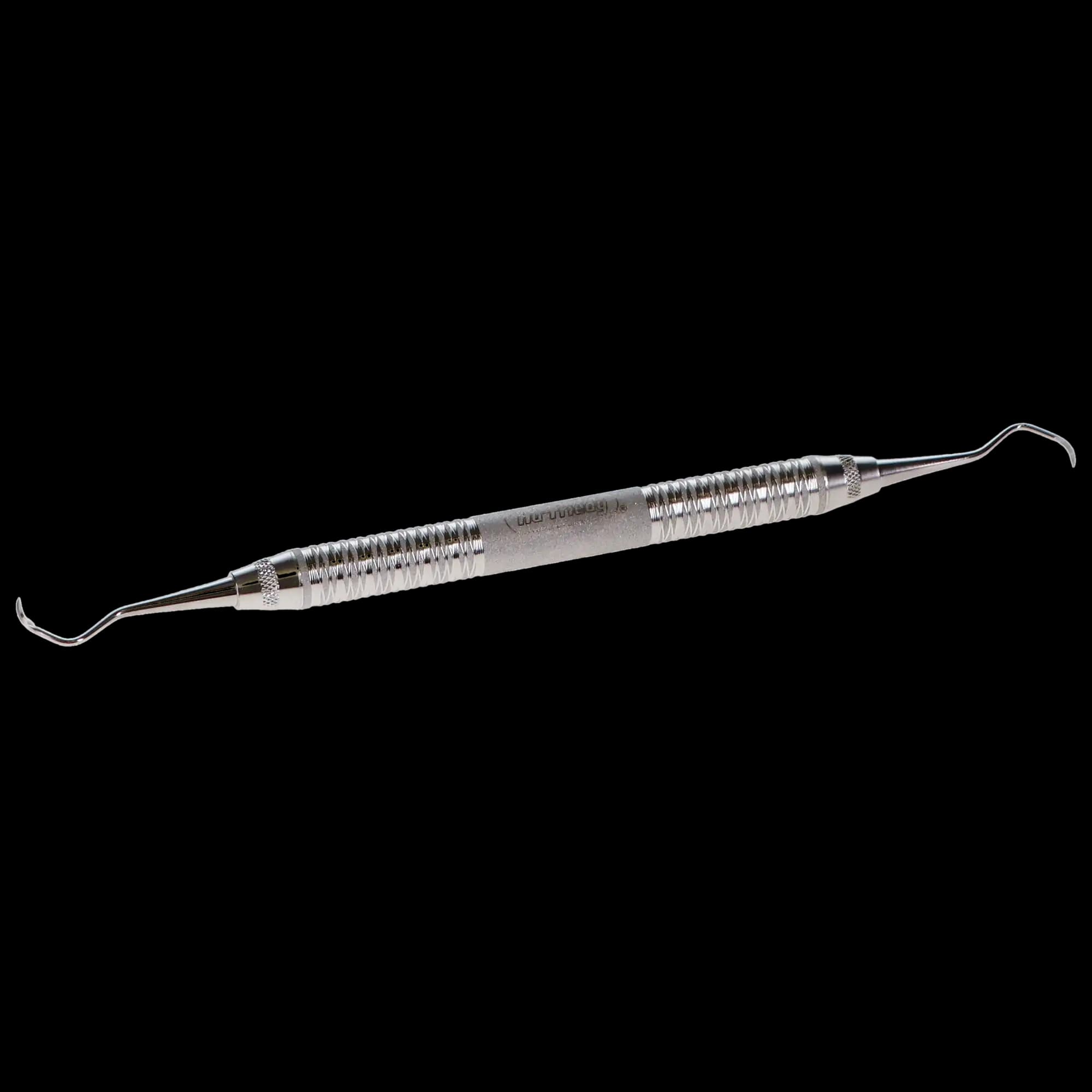 Hu-Friedy McCall 13S/14S Pointed Double-Ended Curette, #6 Satin Steel Handle, SM13/14S6 thumbnail 2